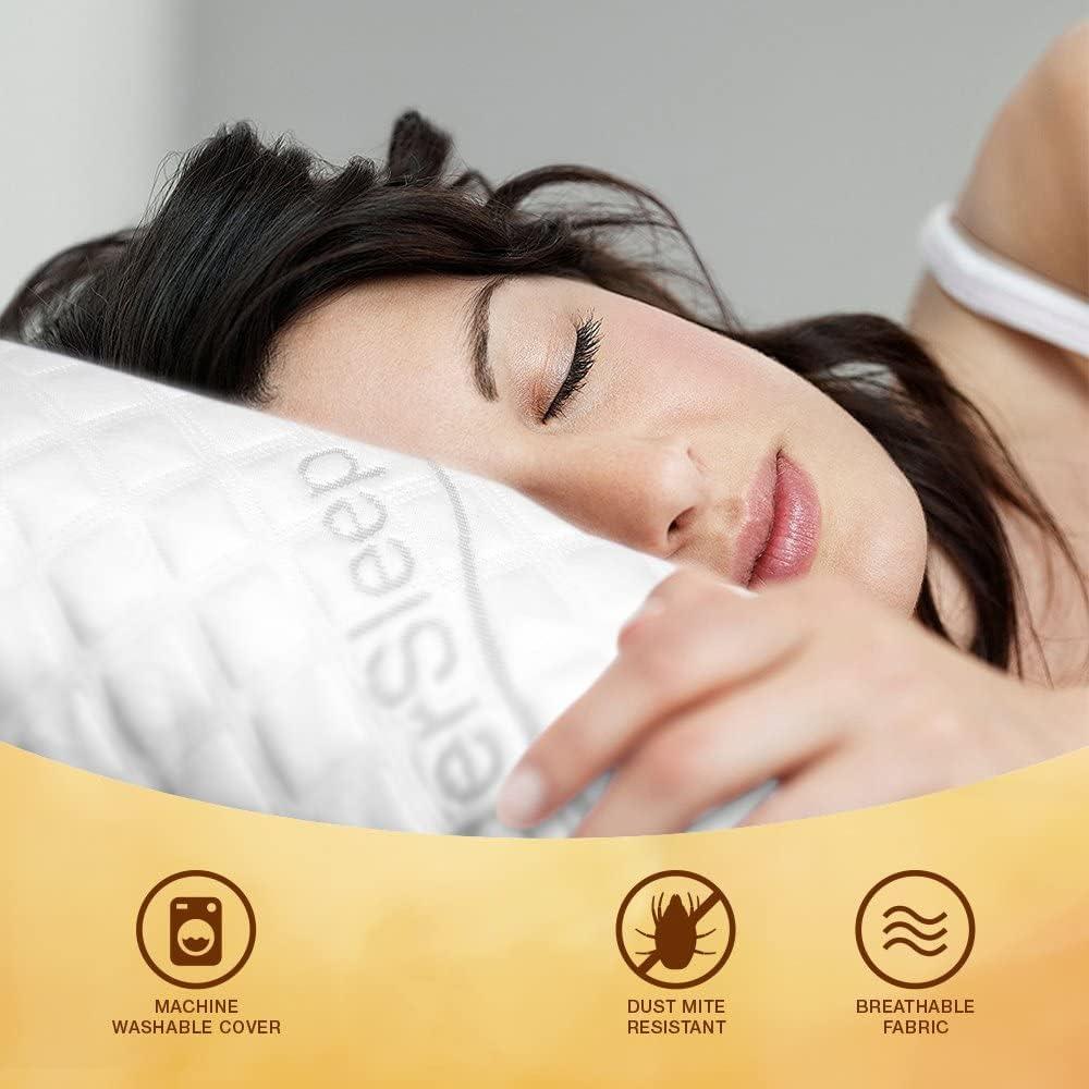 Almohadas Ajustables WonderSleep - Espuma de Memoria 2 Pzas