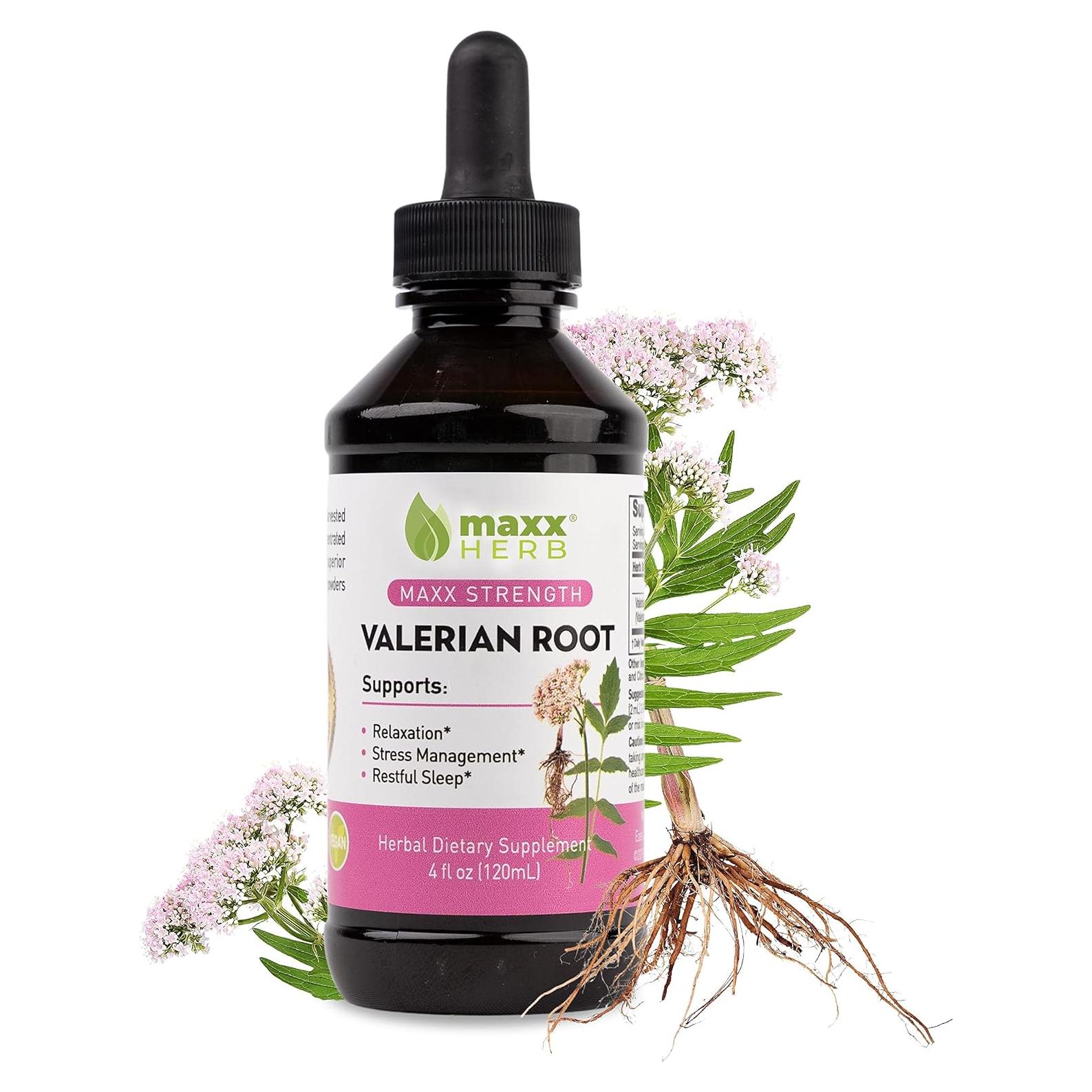 Extracto Líquido de Raíz de Valeriana Maxx Herb 120ml