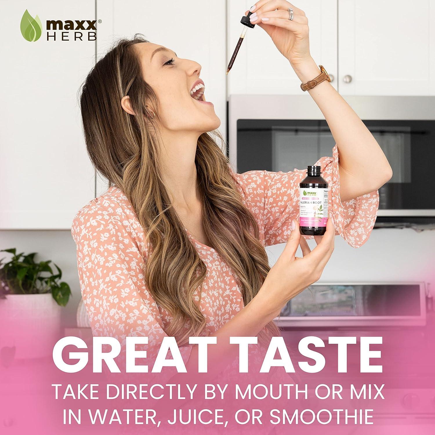 Extracto Líquido de Raíz de Valeriana Maxx Herb 120ml