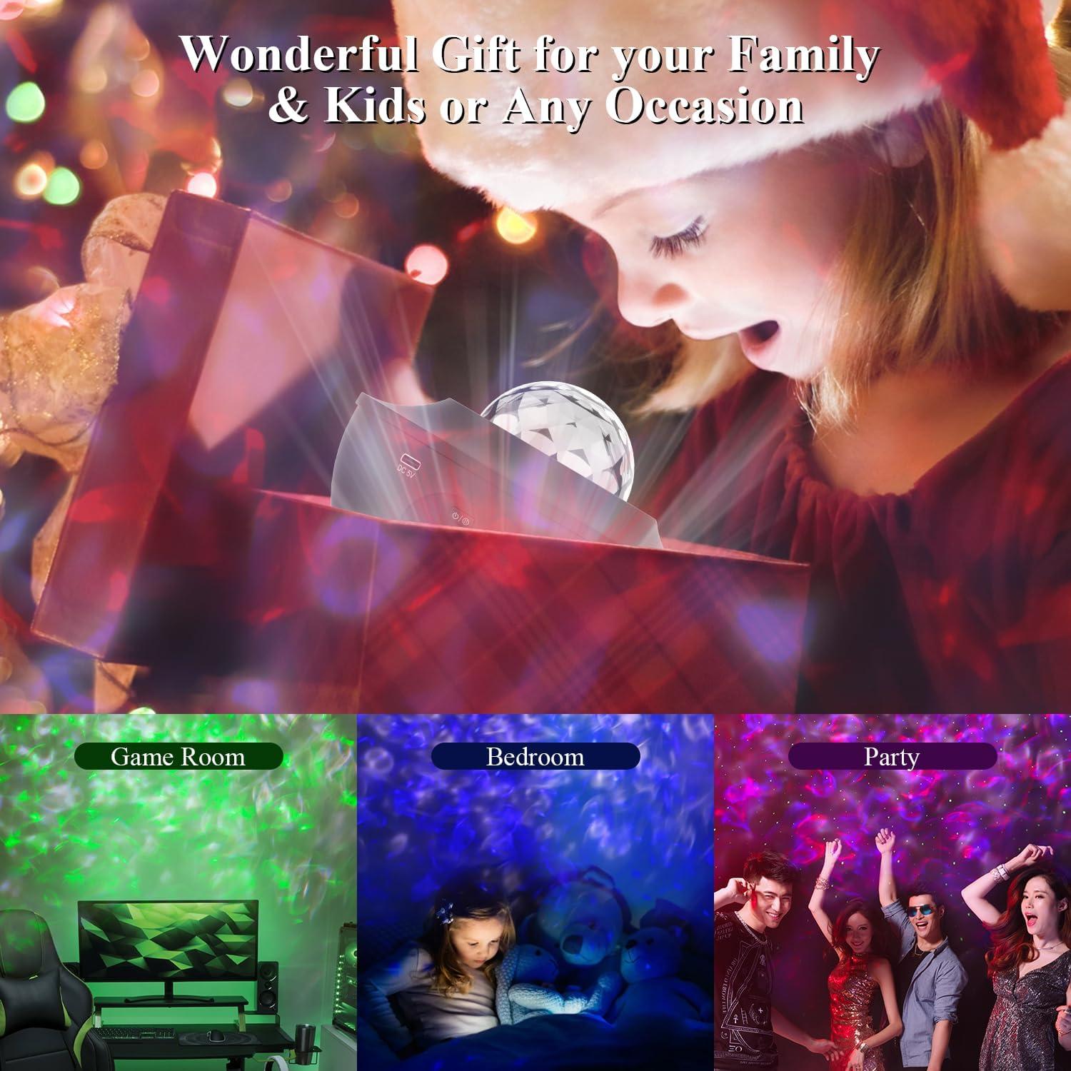 Proyector de Luz Estelar SOMKTN BL-XK01 con Altavoz Bluetooth