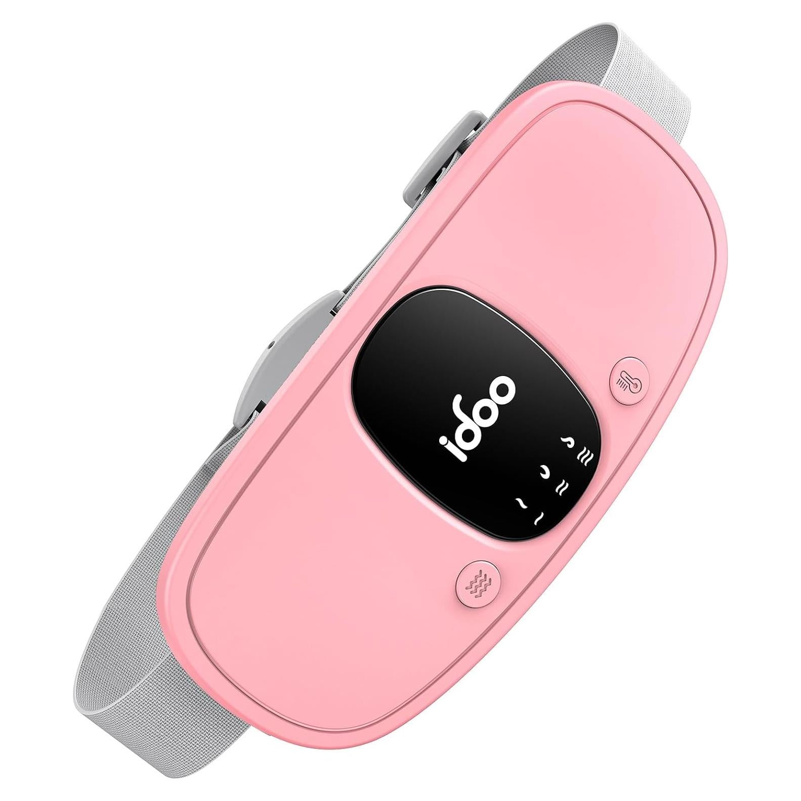 Almohadilla Térmica Portátil iDOO Rosa para Calambres Menstruales