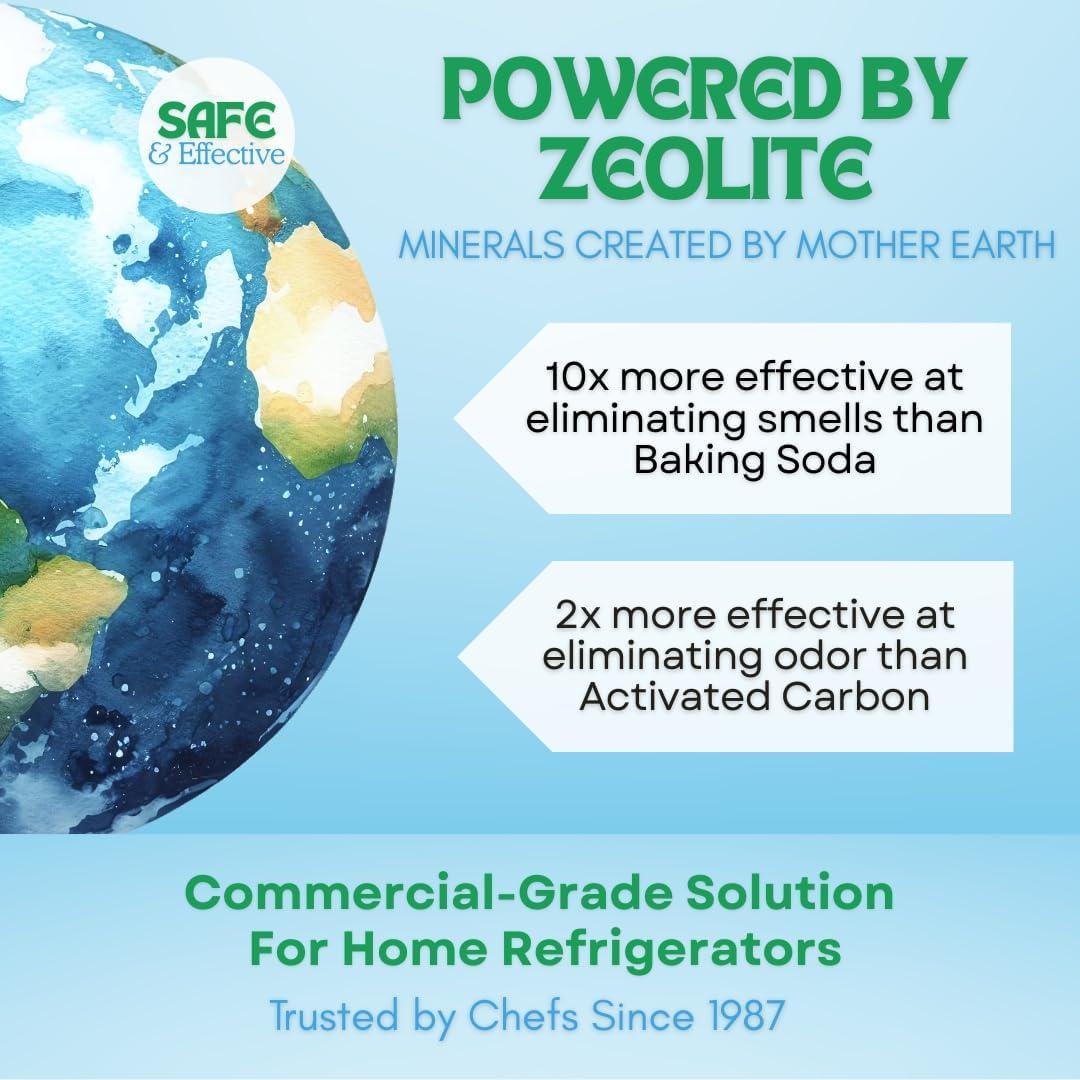 Desodorante de Refrigerador Polar Fresh - Eliminador de Olores y Control de Humedad 340g