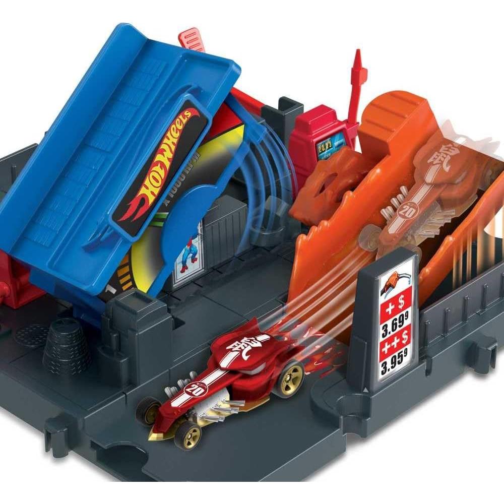 Estación de Combustible Hot Wheels Shift Station 1 Vehículo