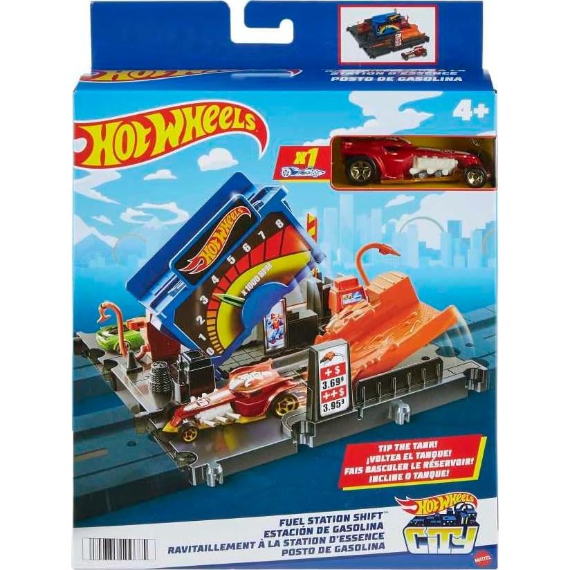Estación de Combustible Hot Wheels Shift Station 1 Vehículo