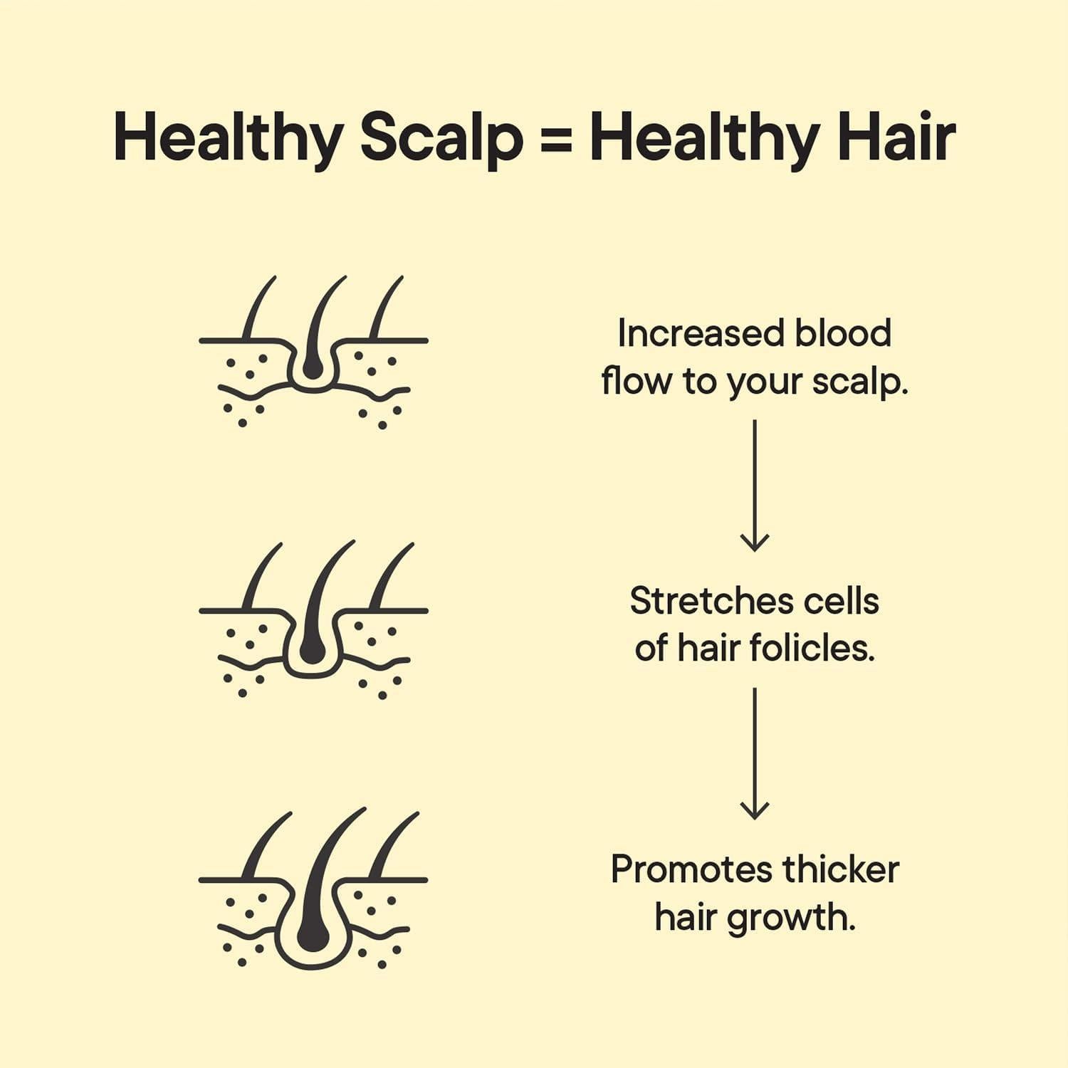 Exfoliador de Cuero Cabelludo Tooletries - Silicona 10.9x10.2cm