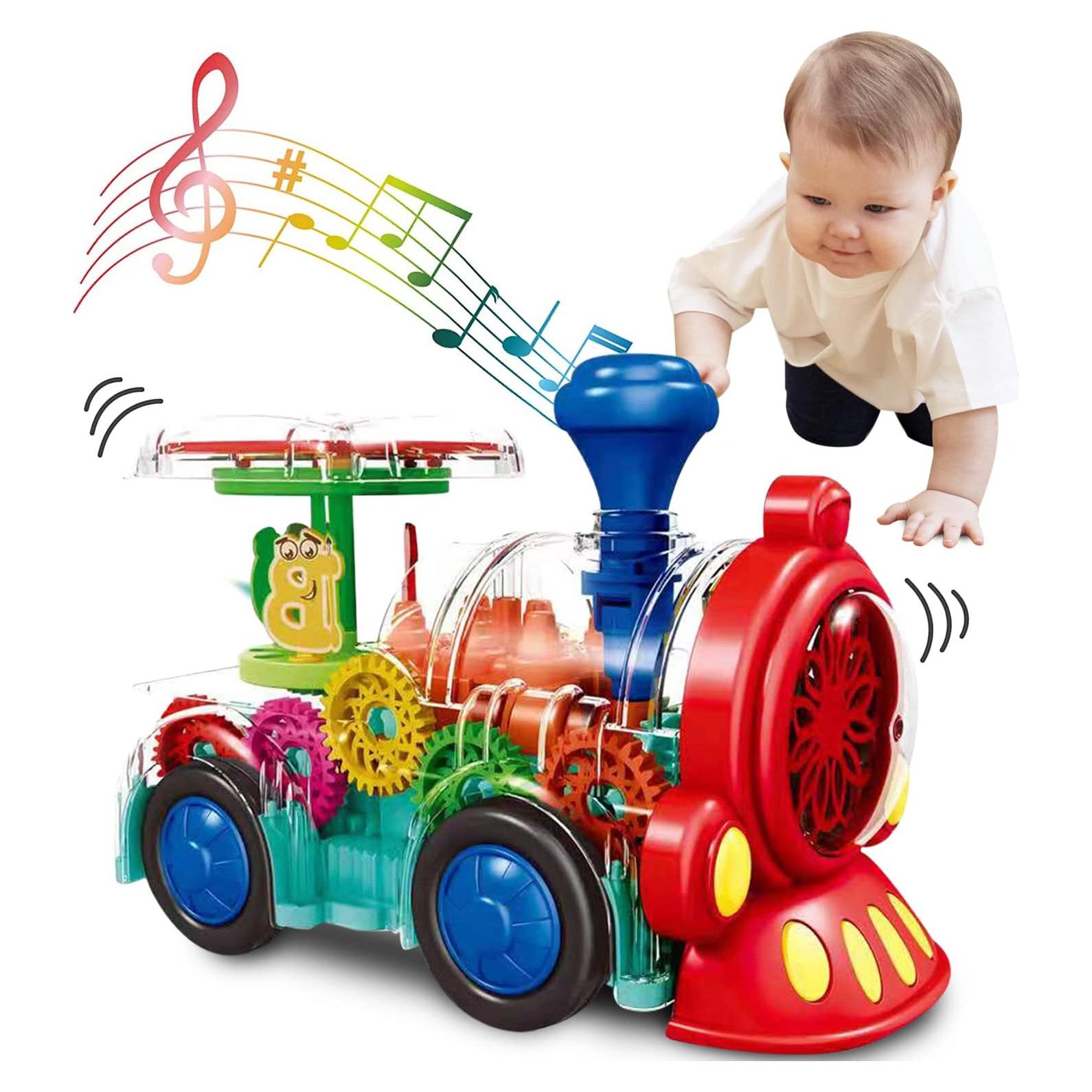 Tren Eléctrico Tooty Toy con Luz y Música - Juguete Interactivo