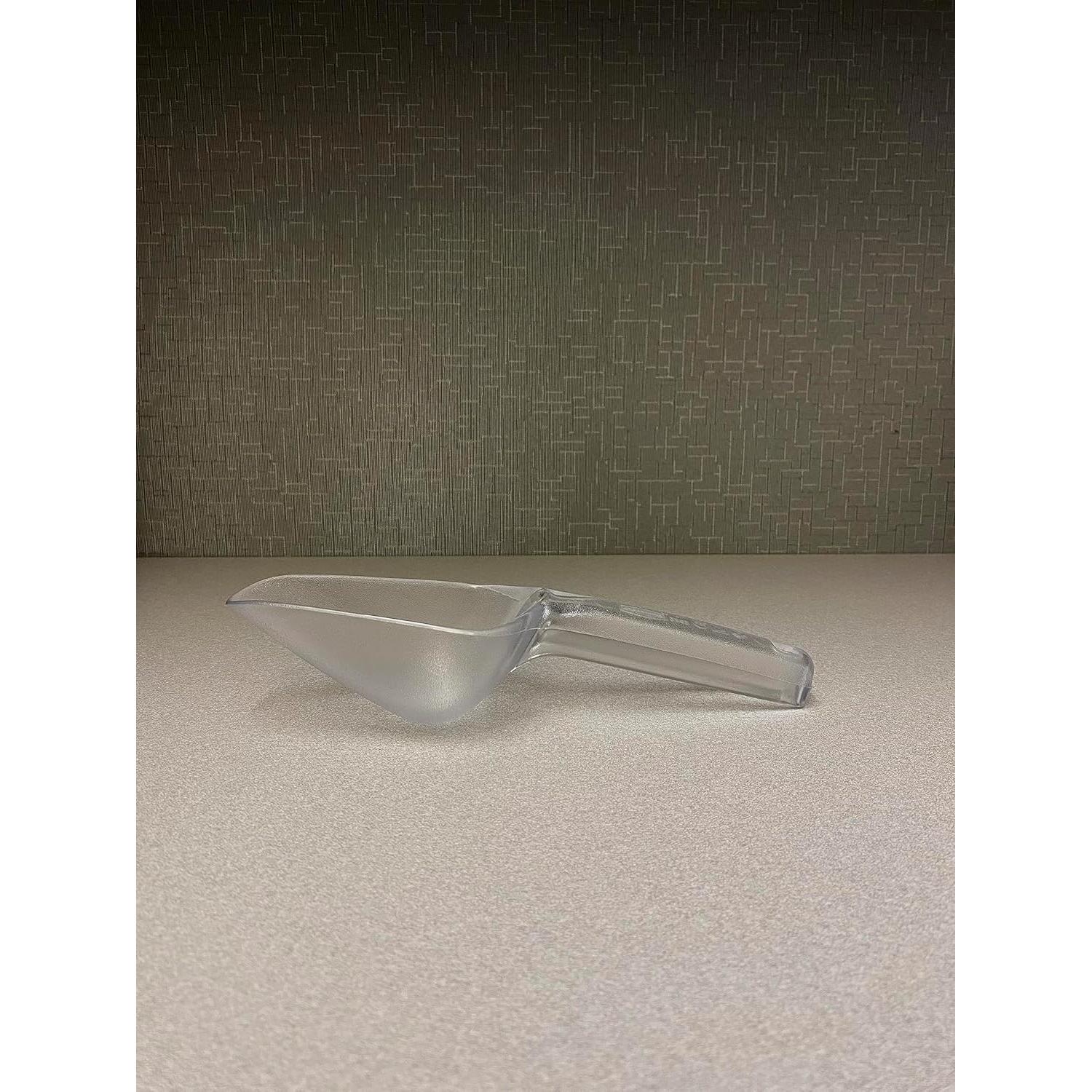 Cuchara de Hielo Rubbermaid 6 oz Transparente Apta Lavavajillas