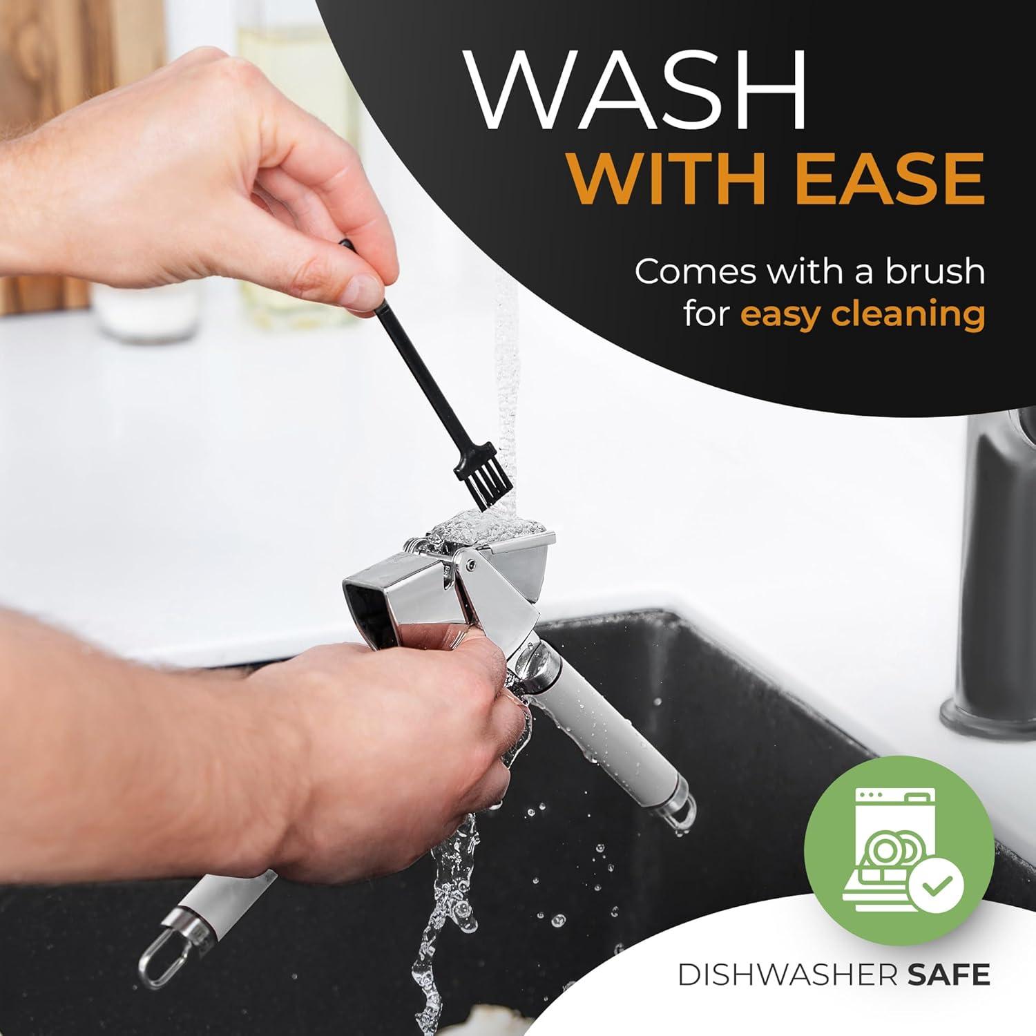 Prensa de Ajo Orblue de Acero Inoxidable - Profesional 19 cm