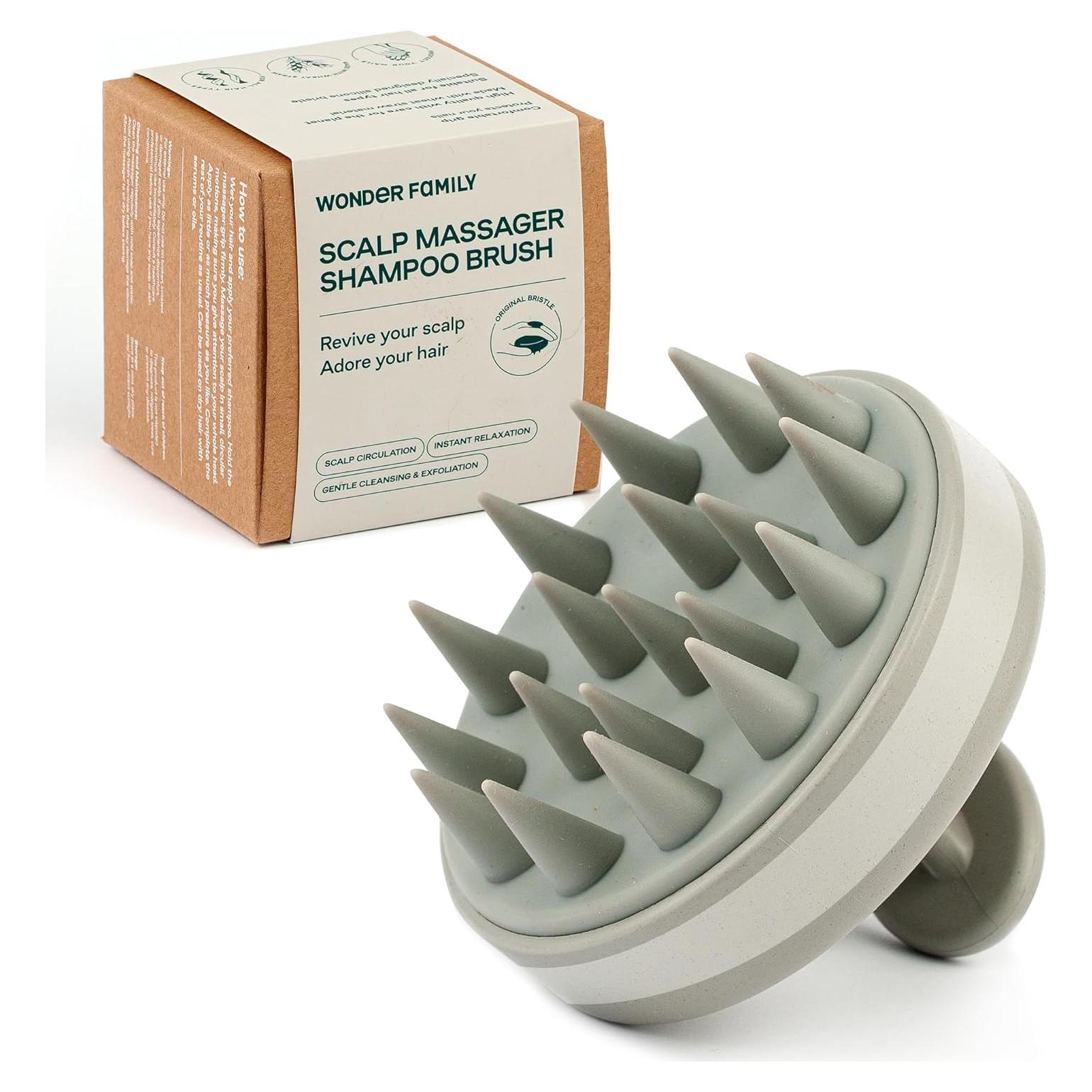 Exfoliador de cuero cabelludo Wonder Family - Gris