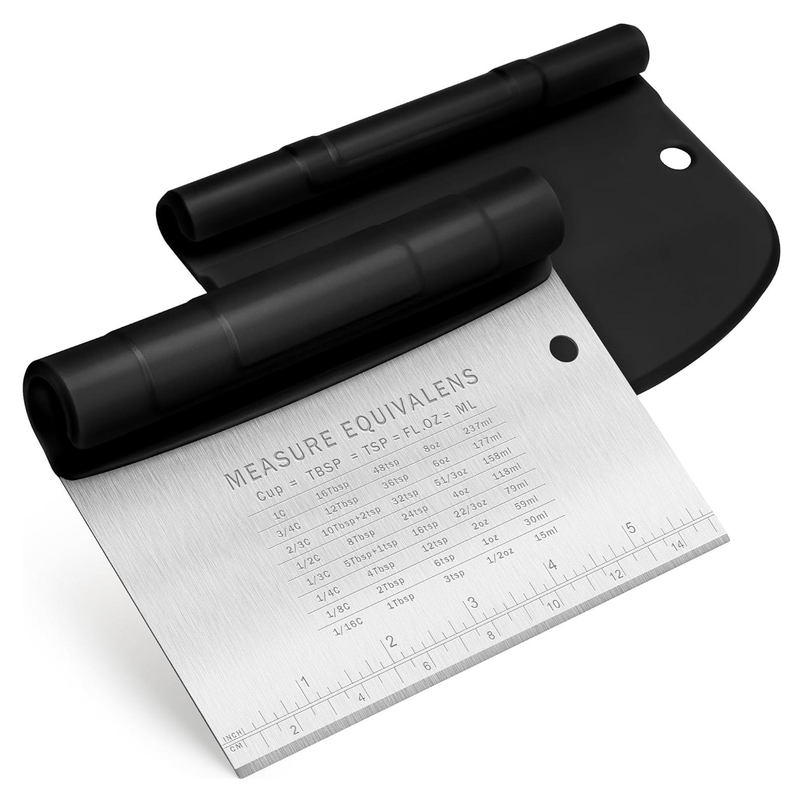 Raspador de Banco Urbanstrive de Acero Inoxidable Negro 15.5x11.2cm