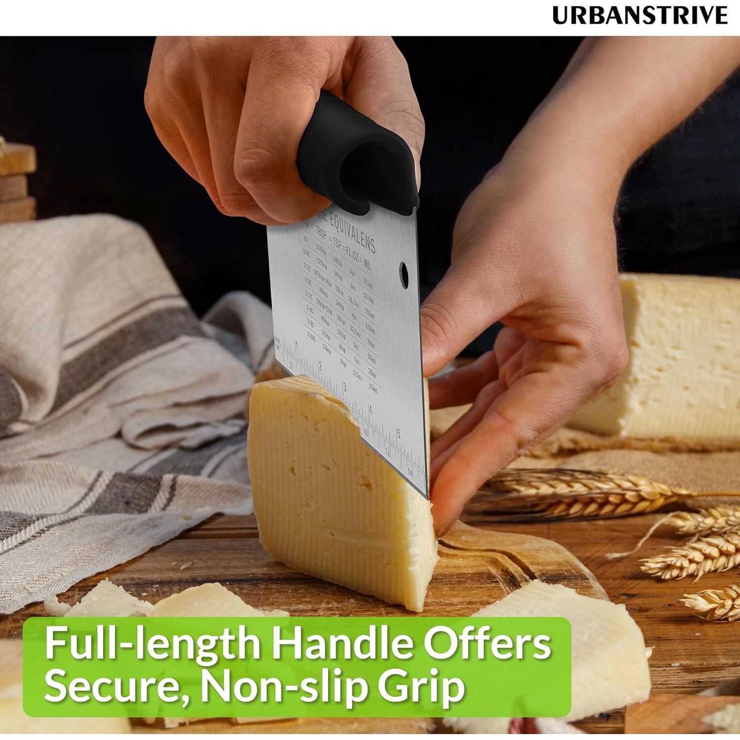 Raspador de Banco Urbanstrive de Acero Inoxidable Negro 15.5x11.2cm