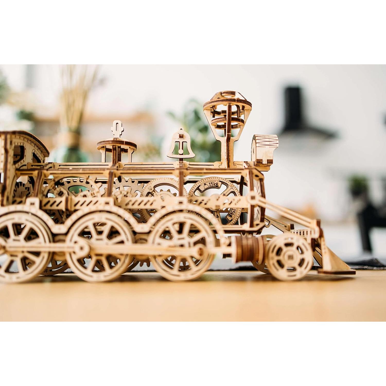 Tren de madera Wood Trick R17 - Rompecabezas 3D mecánico