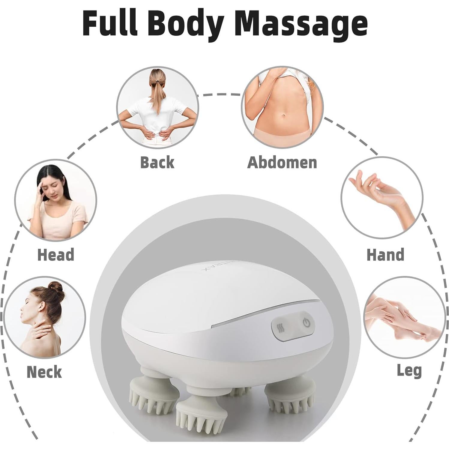 Masajeador Eléctrico MOUNTRAX 5 en 1 para Cuero Cabelludo