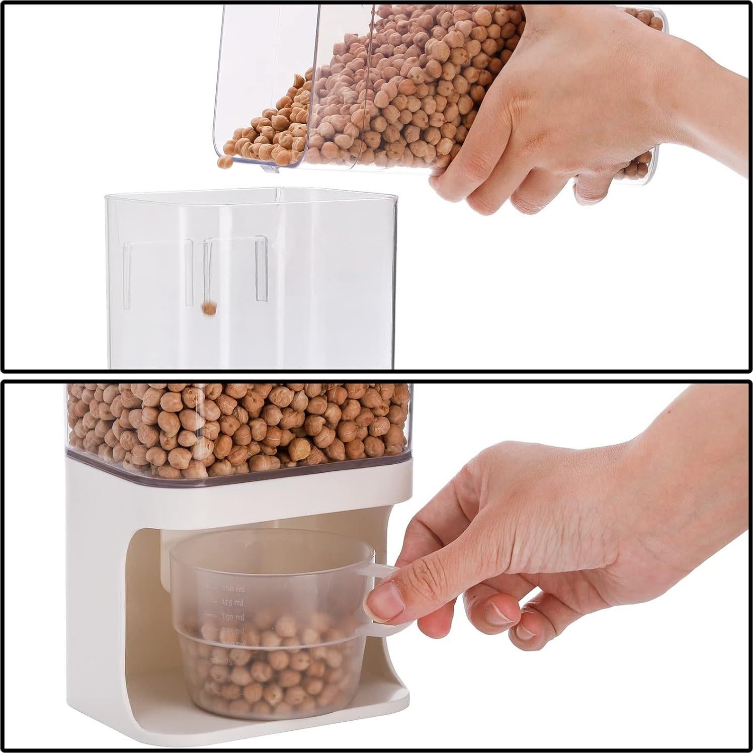 Dispensador de Arroz AVLA 1.5L Libre de BPA con Taza Medidora