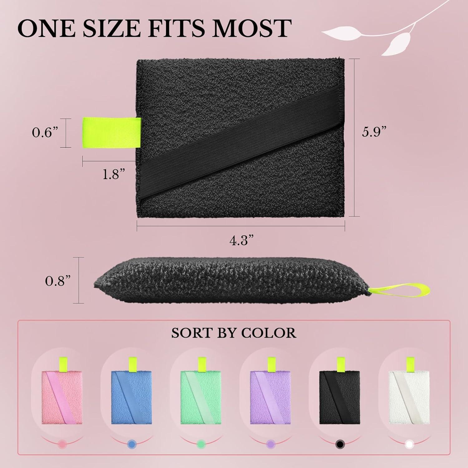 Esponja Exfoliante para el Cuerpo MIG4U - Paquete de 3 Clásico