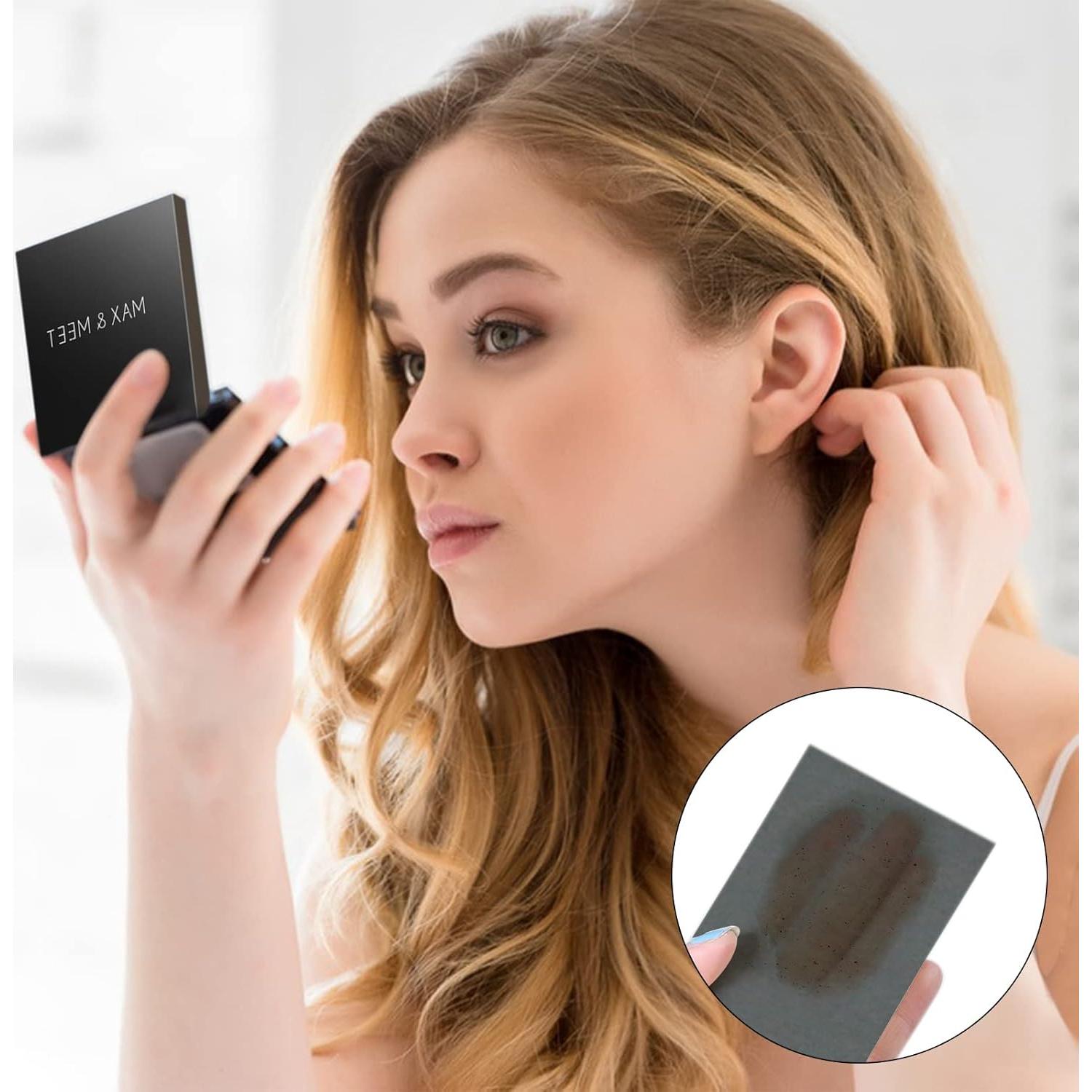 Hojas Absorbentes de Aceite WishLotus 200 Piezas con Espejo