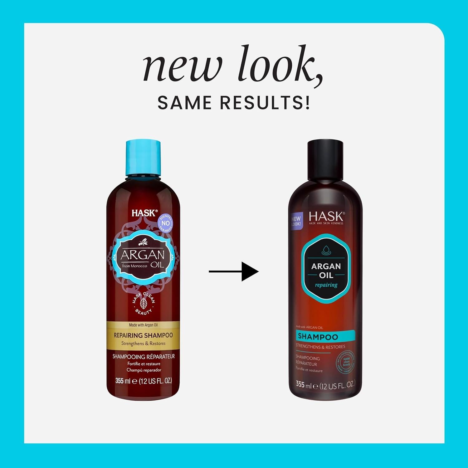 Juego de Champú y Acondicionador HASK Aceite de Argán 680g