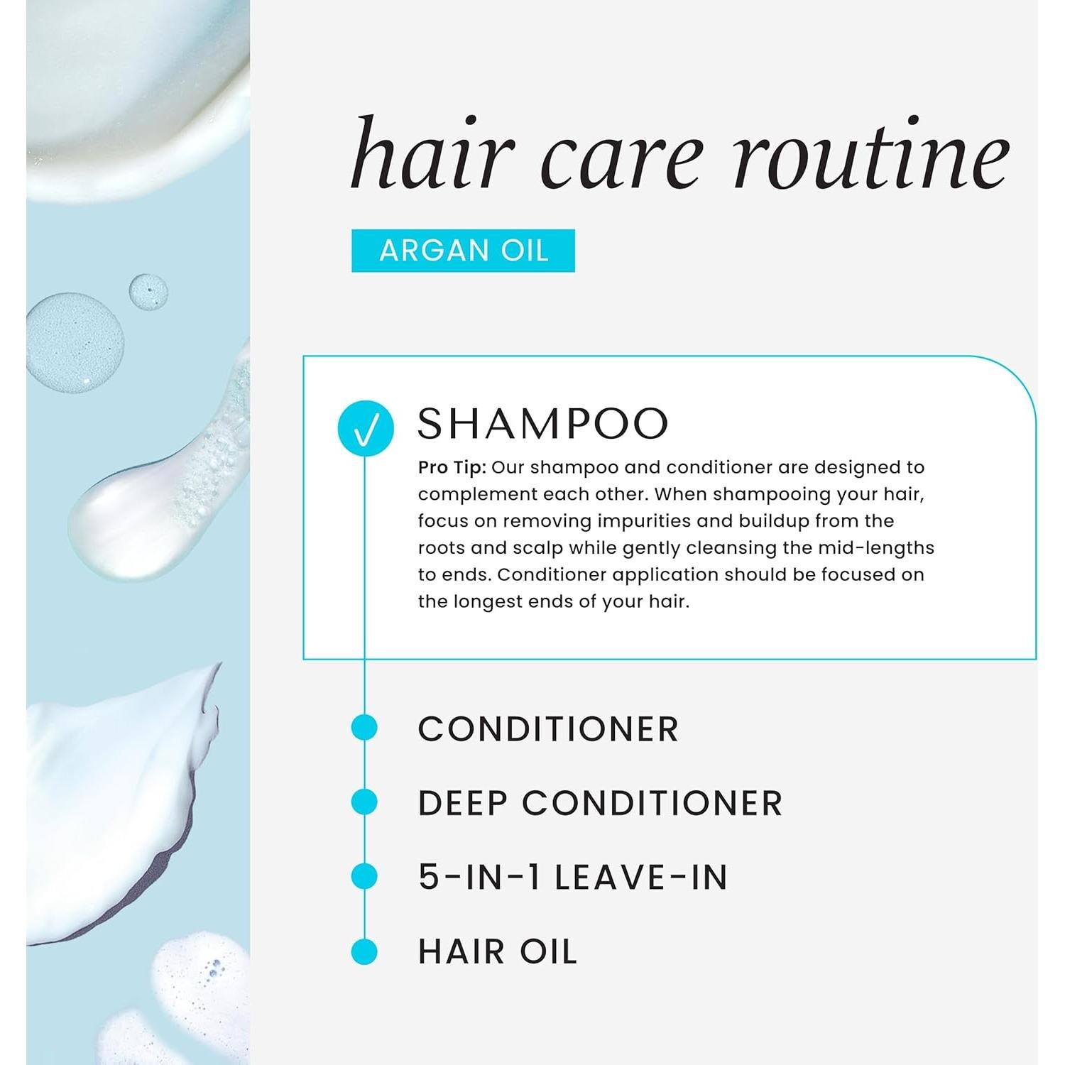 Juego de Champú y Acondicionador HASK Aceite de Argán 680g