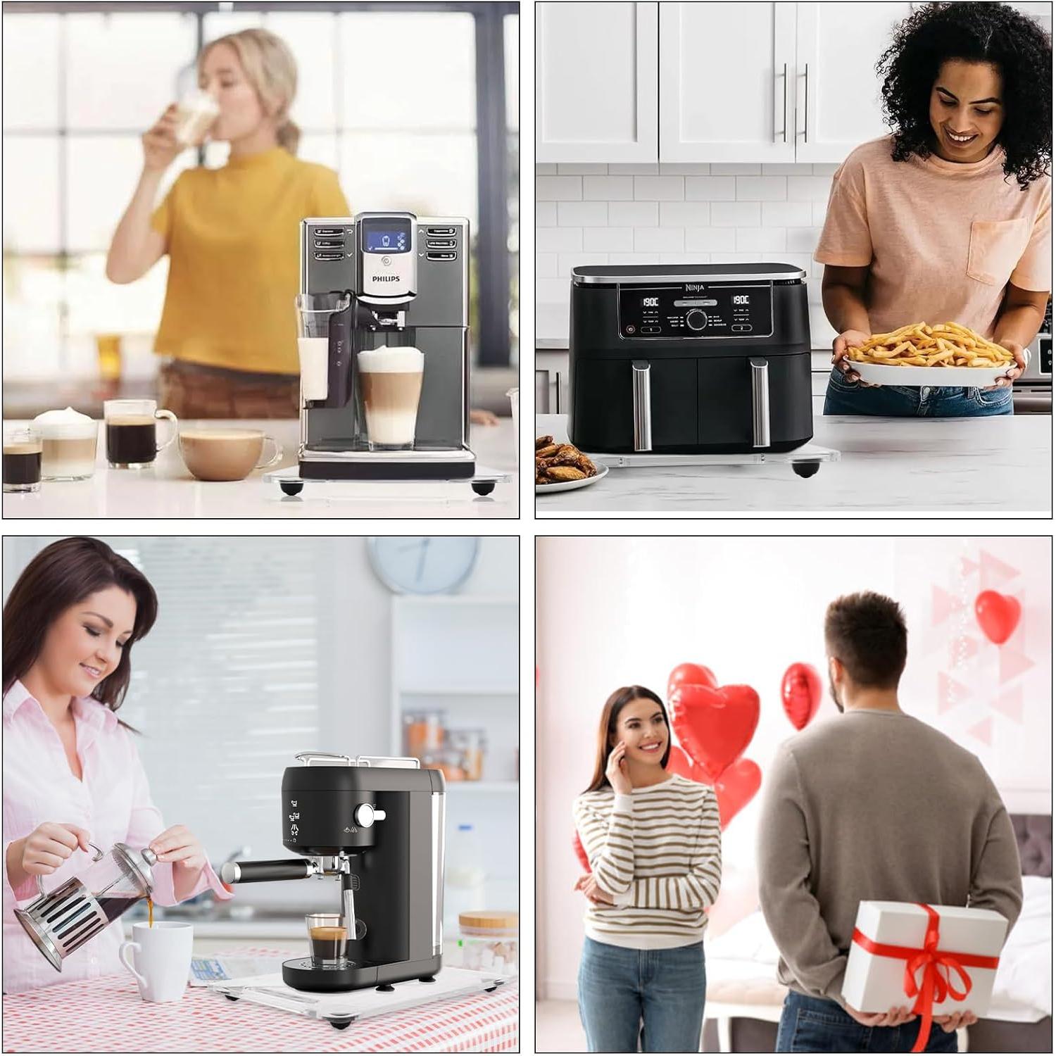 Deslizador de electrodomésticos Aromeili 9.8x14" Acrílico Transparente