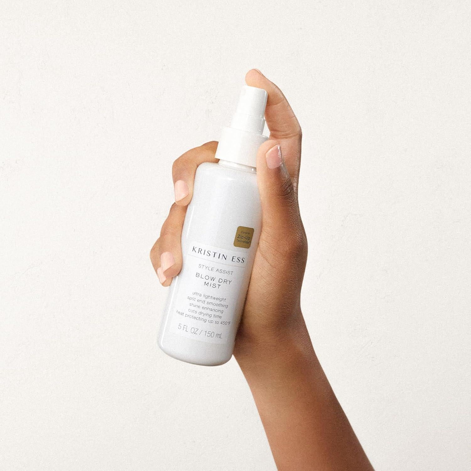 Plancha de Rizar Kristin Ess 1" Titanio + Spray Protector + Accesorios