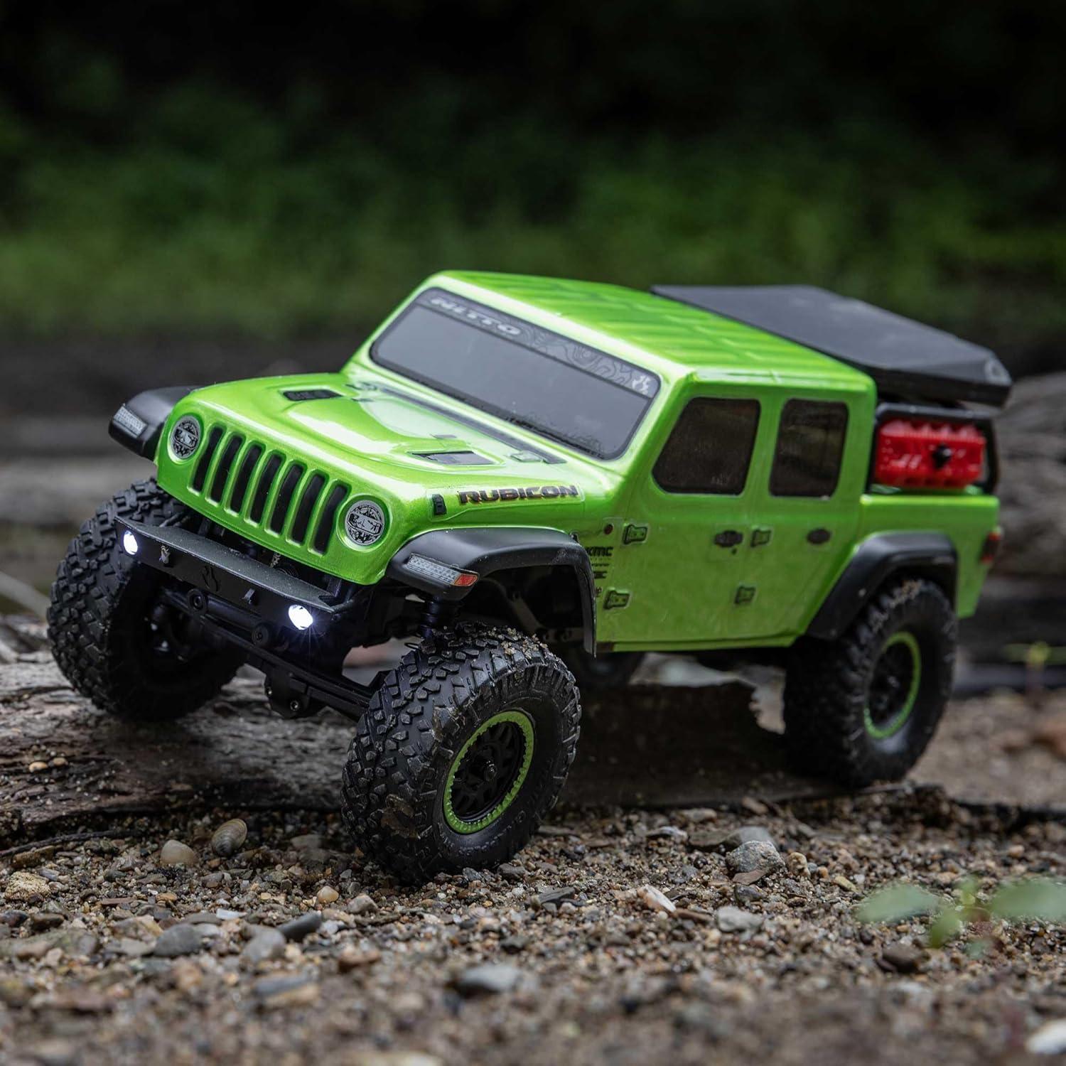 Coche RC Axial SCX24 Jeep Gladiator 4x4 Verde RTR 1/24