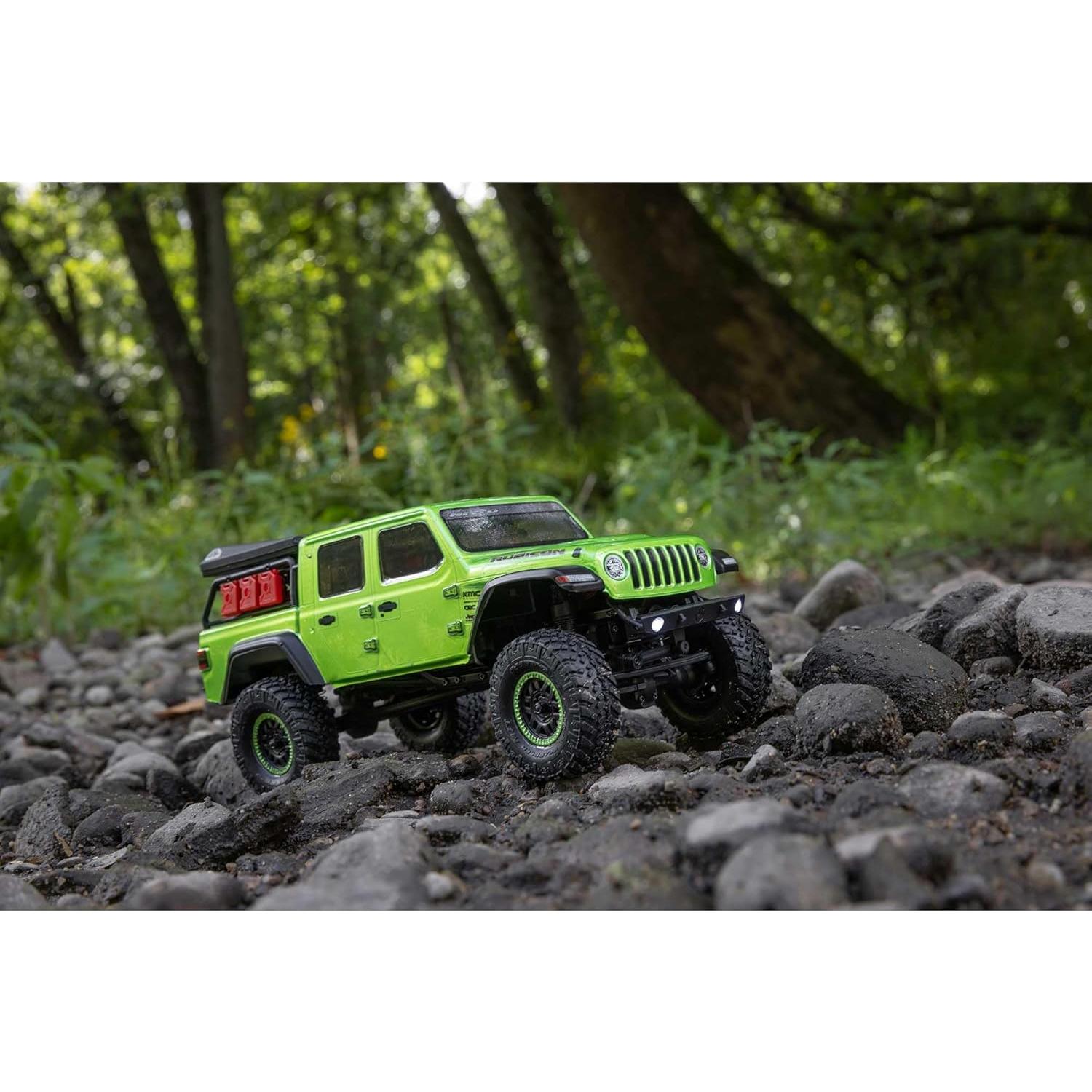 Coche RC Axial SCX24 Jeep Gladiator 4x4 Verde RTR 1/24