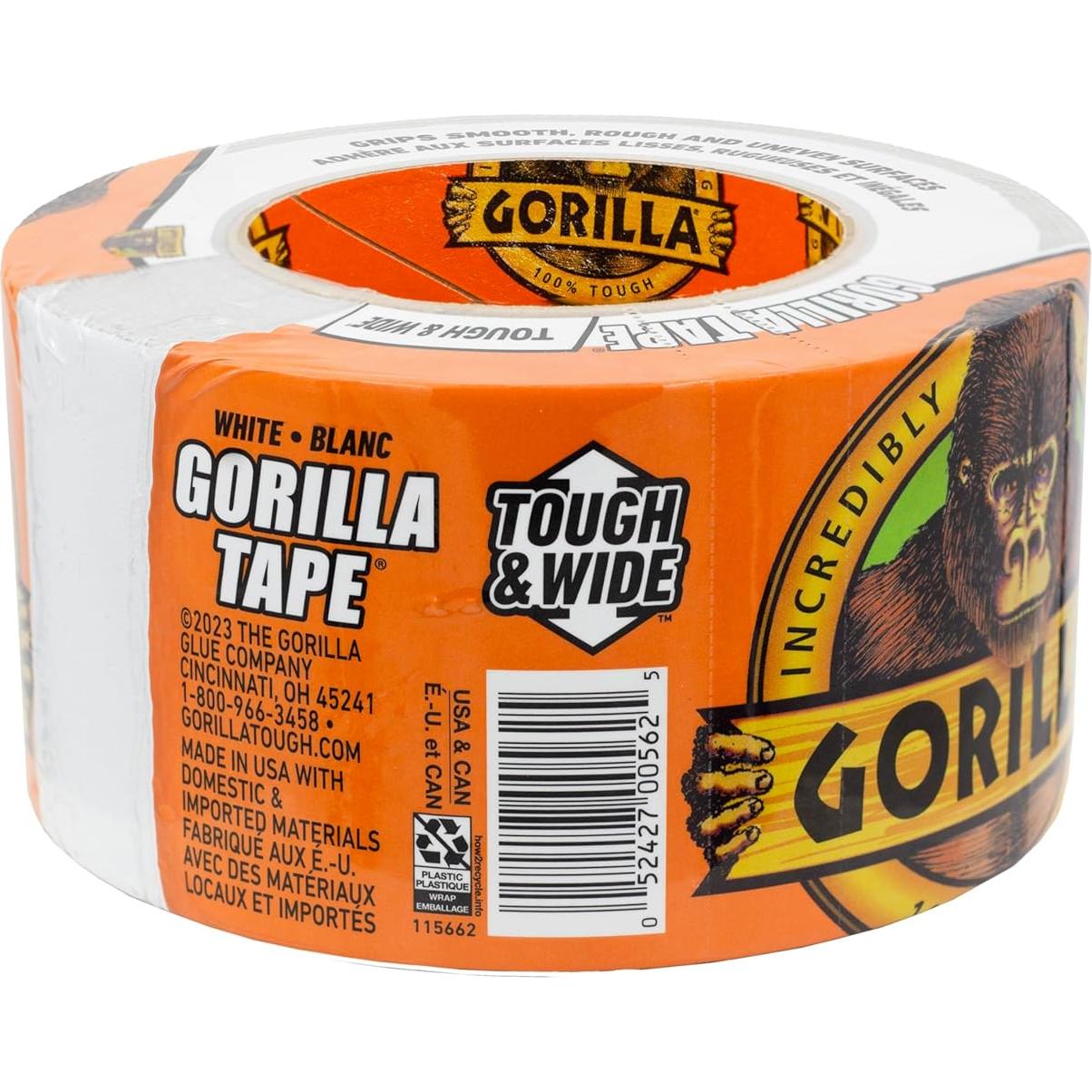 Cinta Gorilla Resistente 7.3 cm x 22.86 m para Interior y Exterior