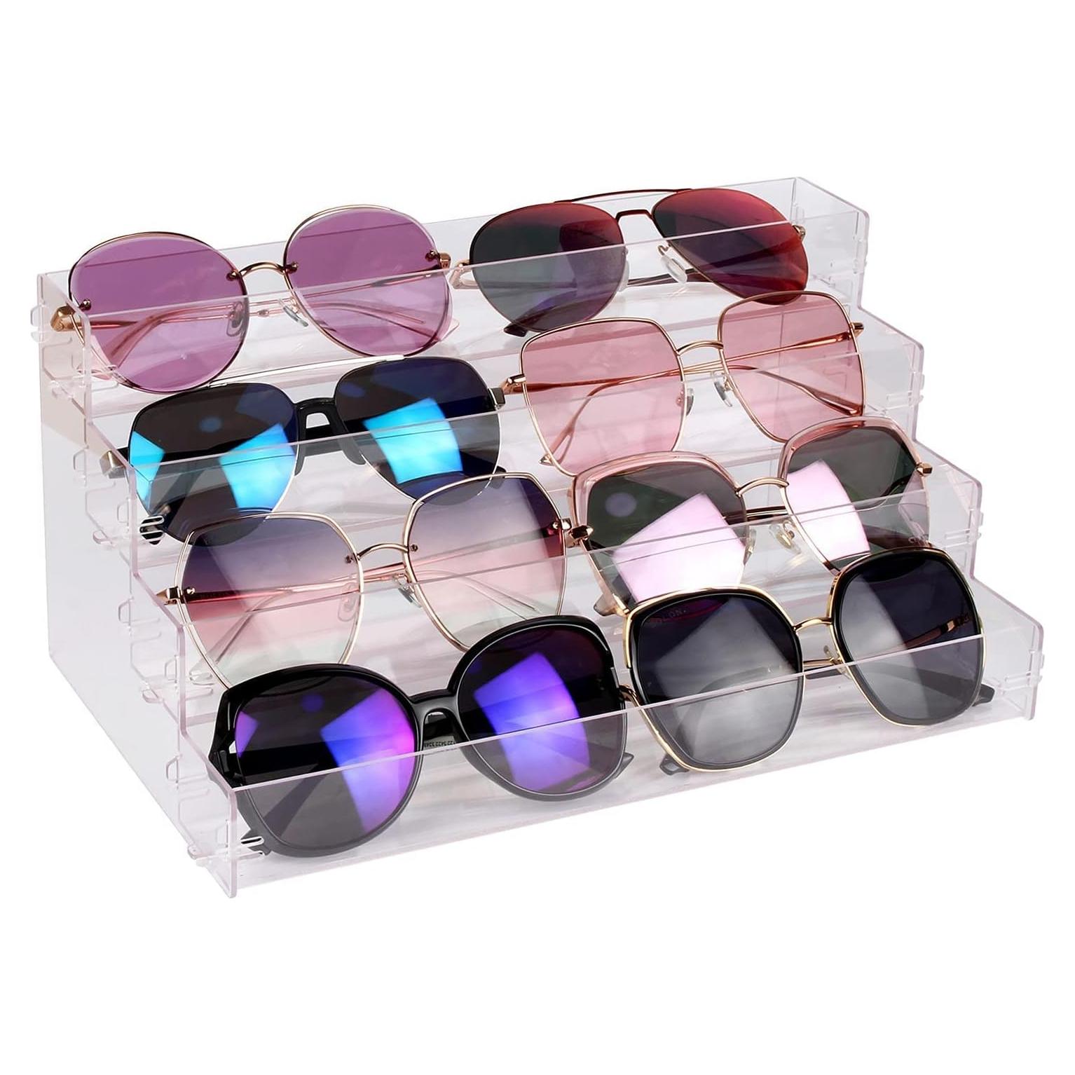 Organizador de Gafas de Sol y Esmalte de Uñas BVANQ 4 Niveles