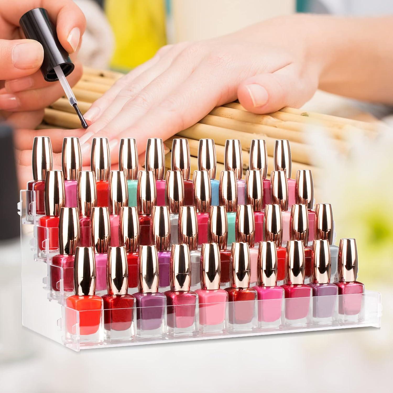 Organizador de Gafas de Sol y Esmalte de Uñas BVANQ 4 Niveles