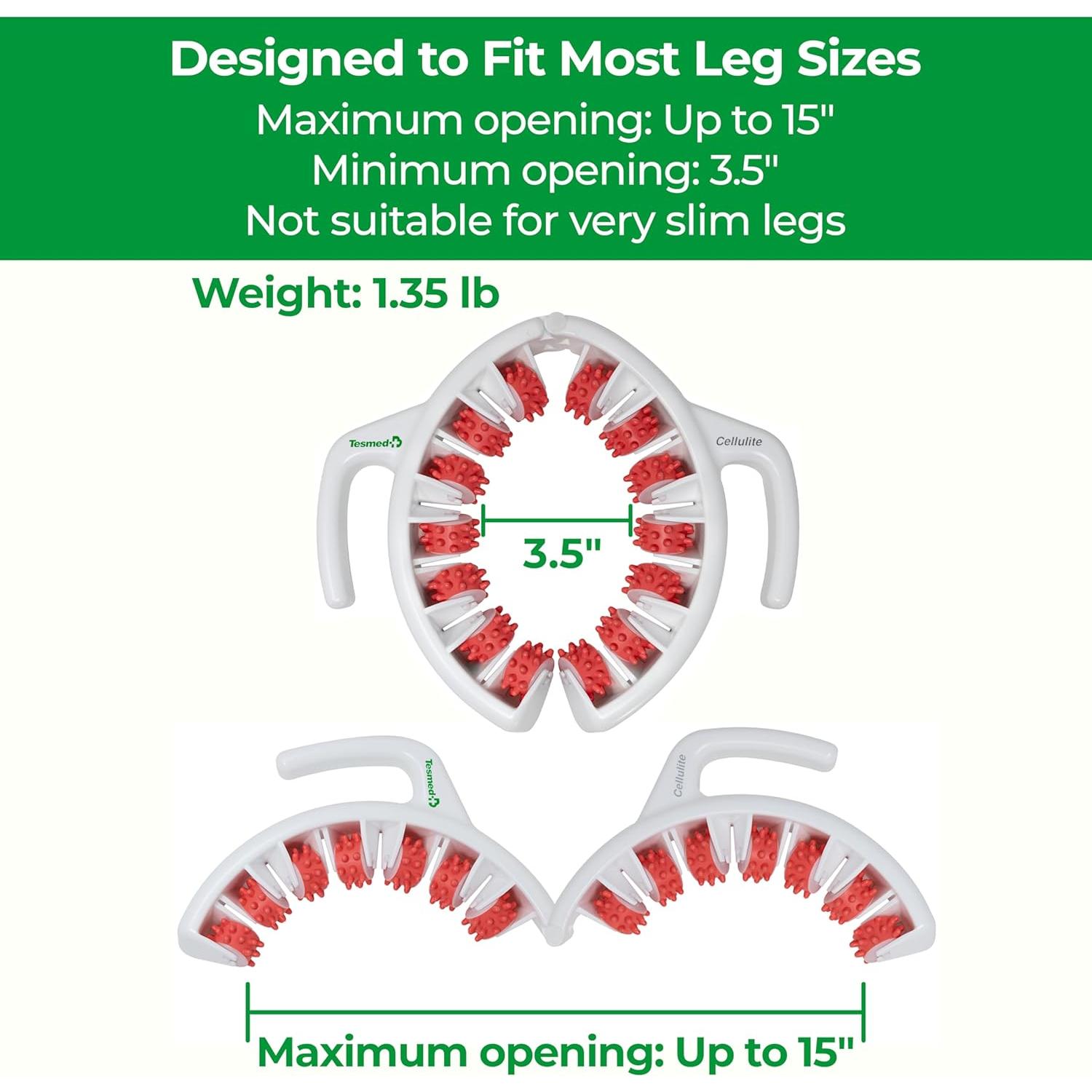 Masajador Manual Anticelulitis TESMED Rose - Hecho en Italia