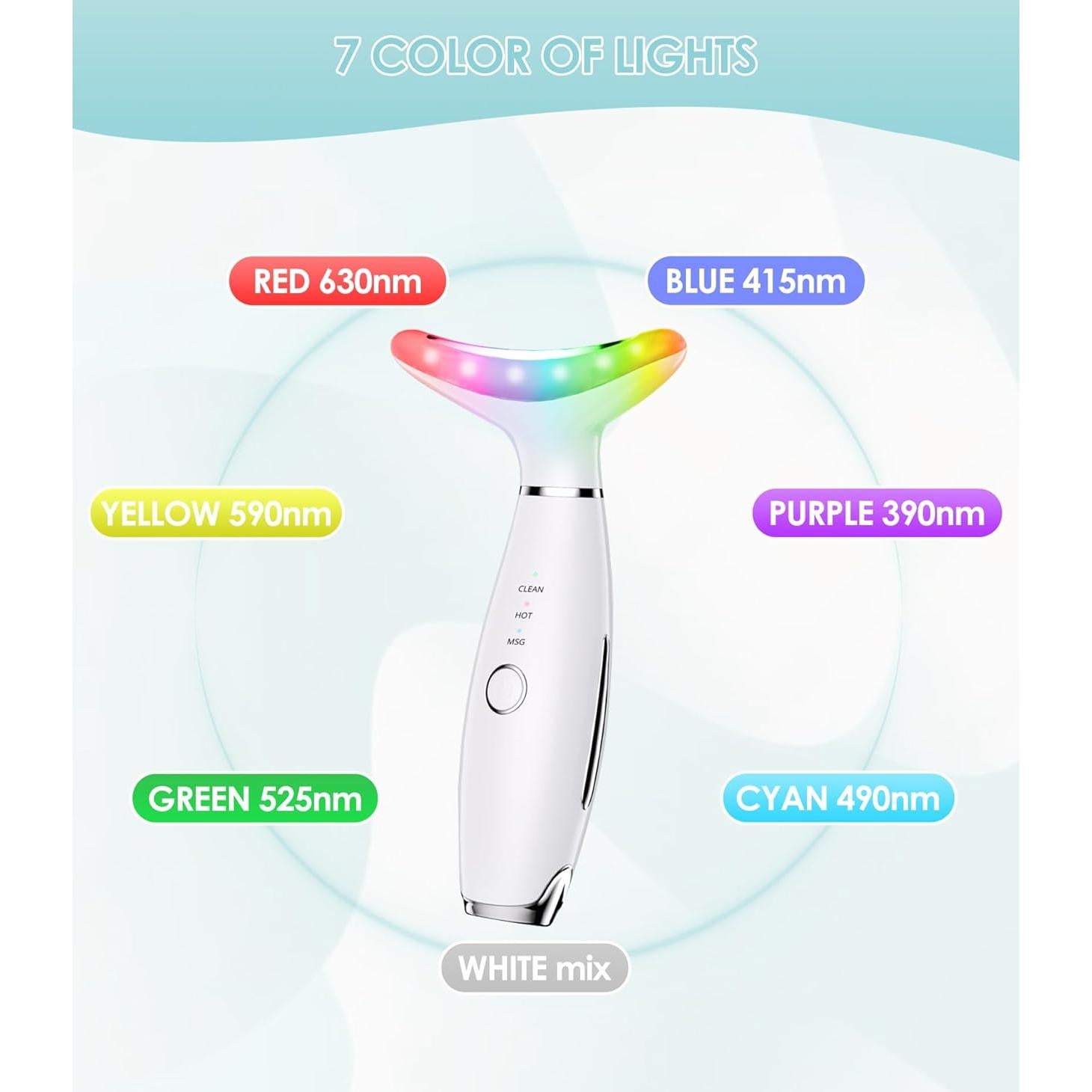 Masajeador Facial y de Cuello Aozemei AM-8003 7 Colores