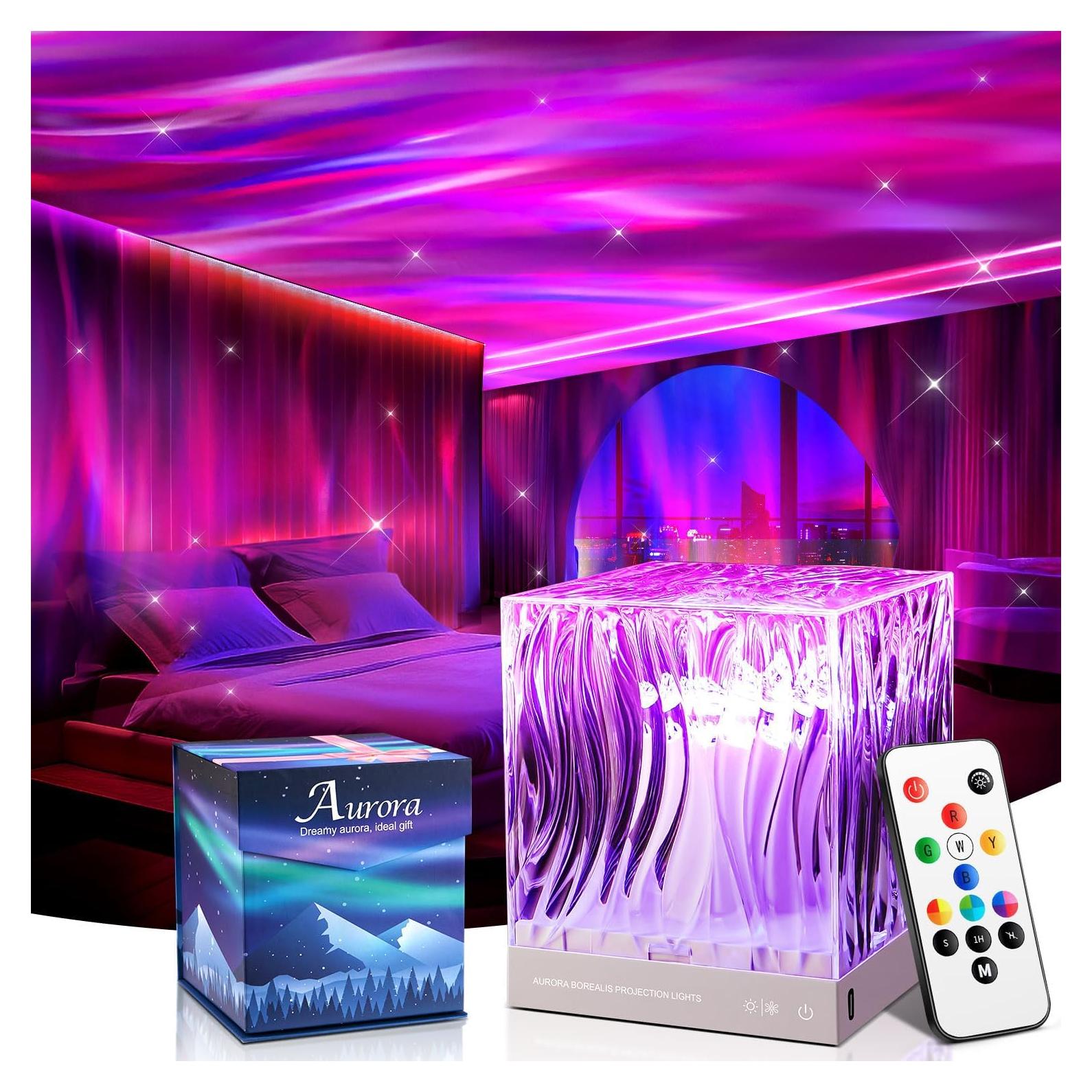 Proyector de Luces del Norte TK - 18 Colores, Regulable, Control Remoto