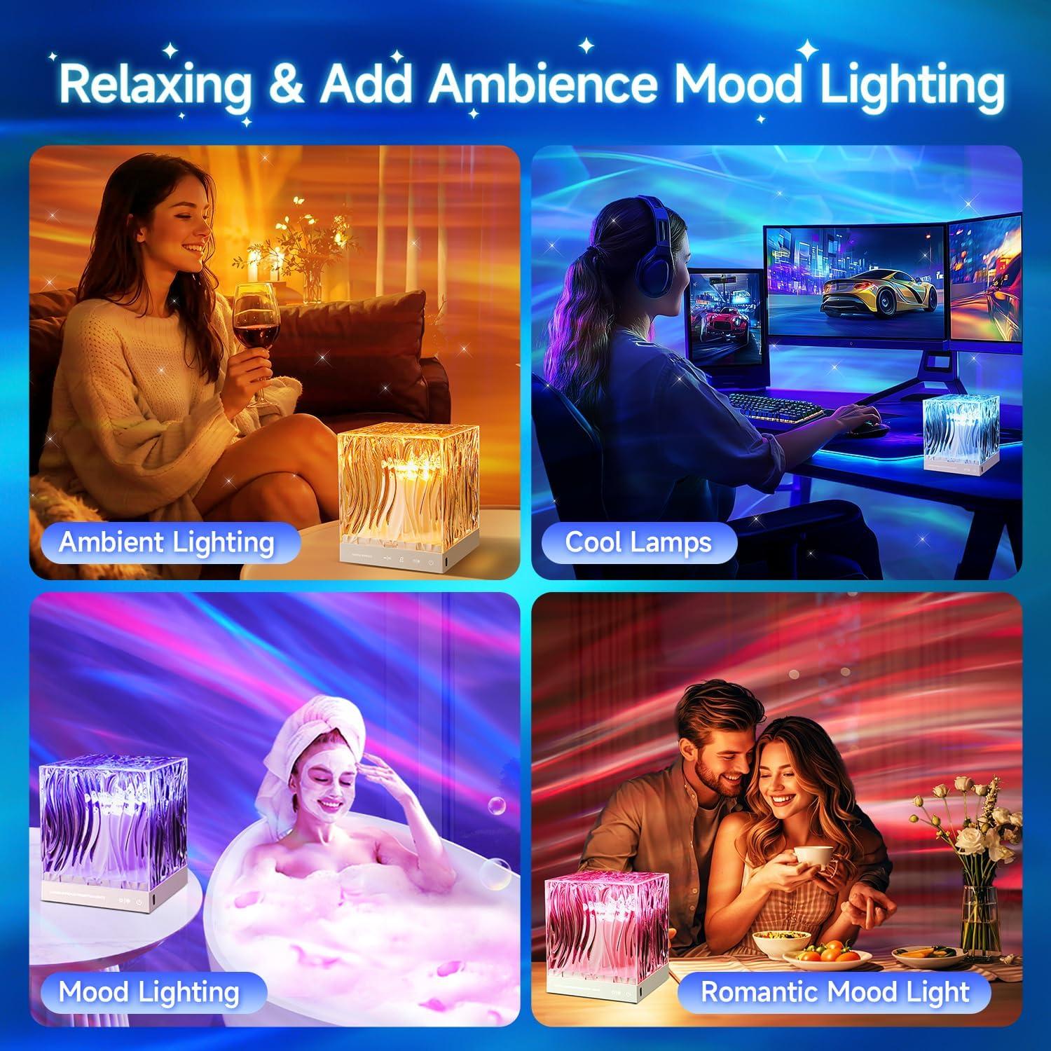 Proyector de Luces del Norte TK - 18 Colores, Regulable, Control Remoto