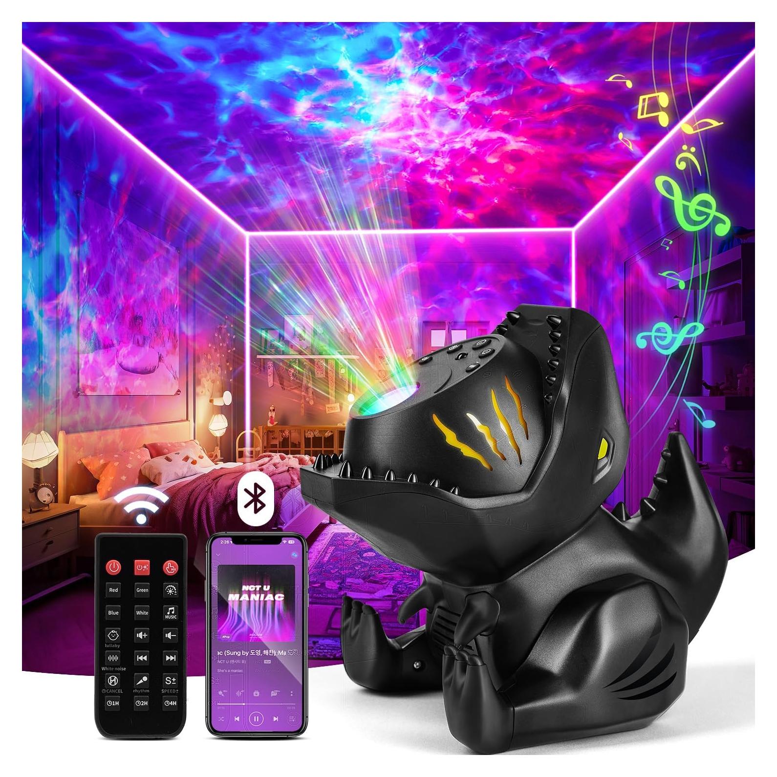 Proyector de Galaxia Dinosaurio TK.CO. 316 Iluminaciones 22 Sonidos