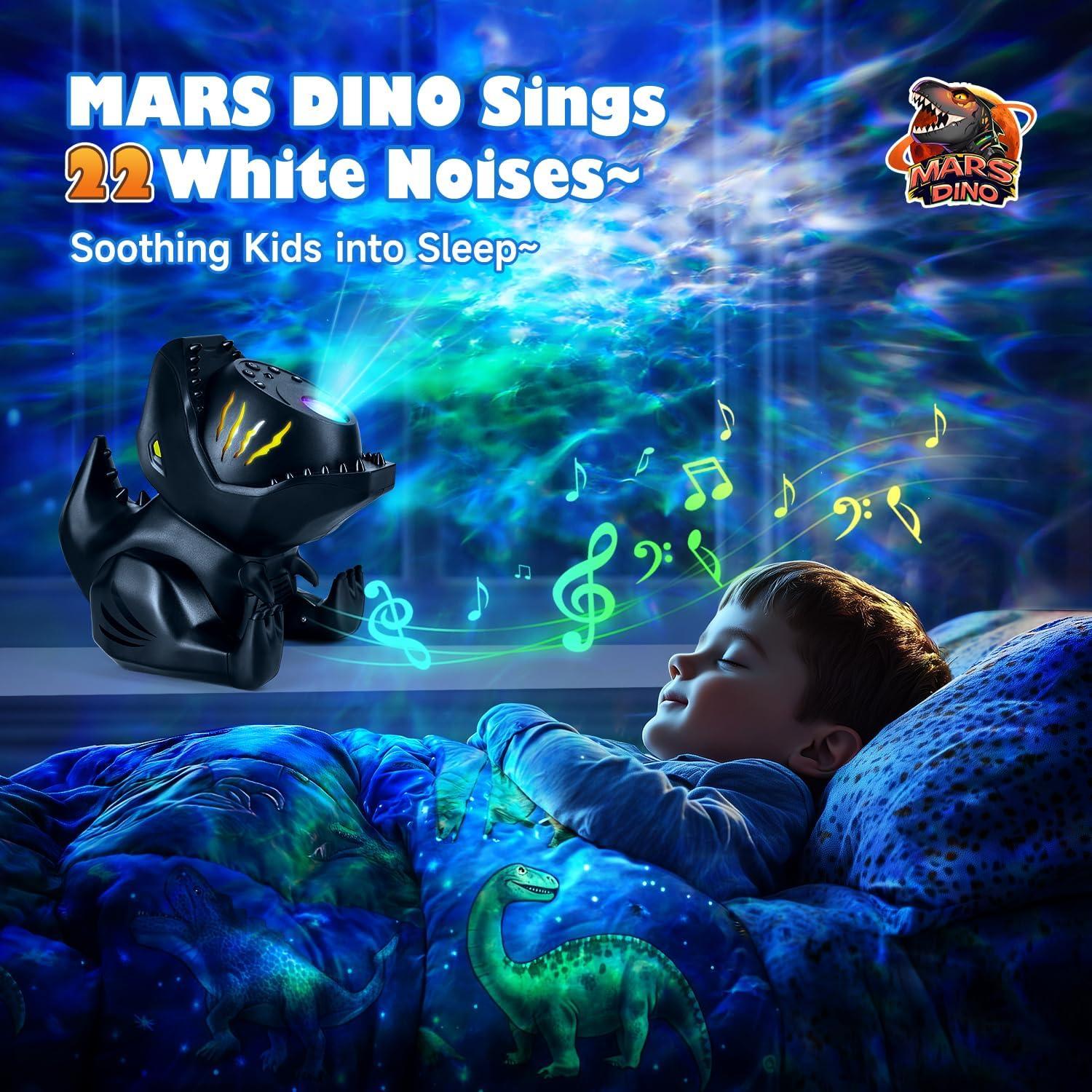 Proyector de Galaxia Dinosaurio TK.CO. 316 Iluminaciones 22 Sonidos