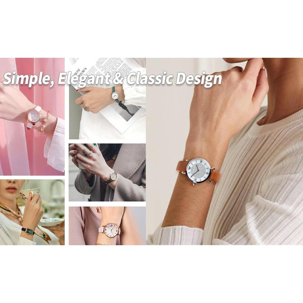 Correa de Reloj de Cuero OTTOODY 12mm Negro Hebilla Dorada