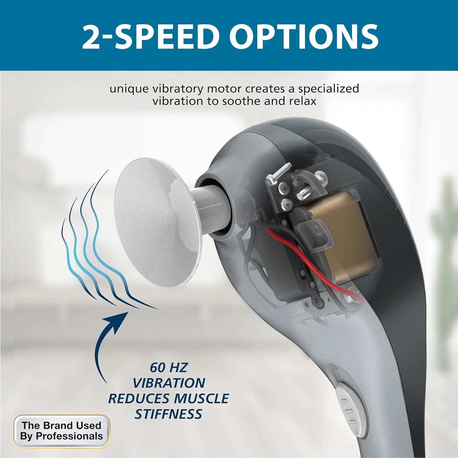 Masajeador Vibratorio Wahl 4120-600 con 4 Accesorios