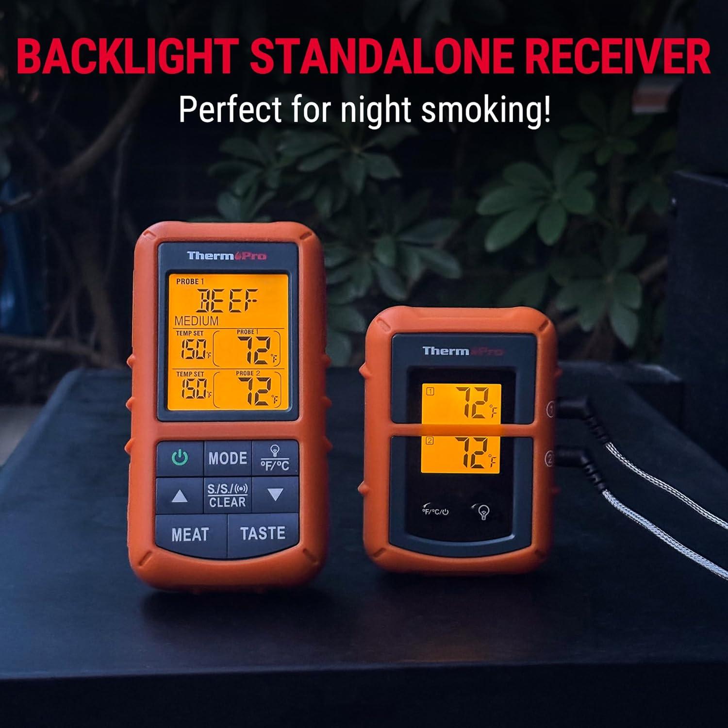 Termómetro de Carne Inalámbrico ThermoPro TP20 Doble Sonda