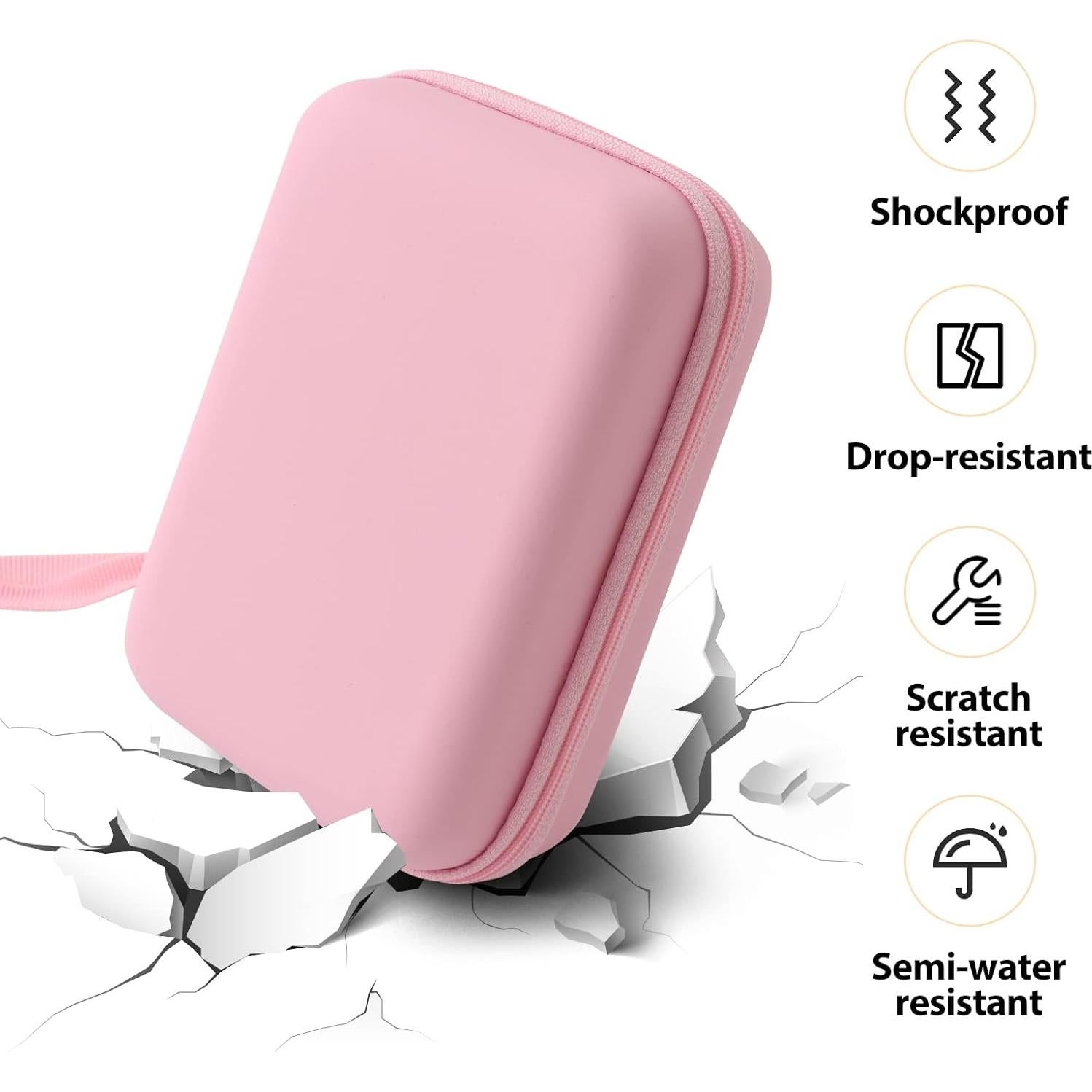 Funda Dura TUGUAI para Etiquetadora D30 D110 D11 Rosa