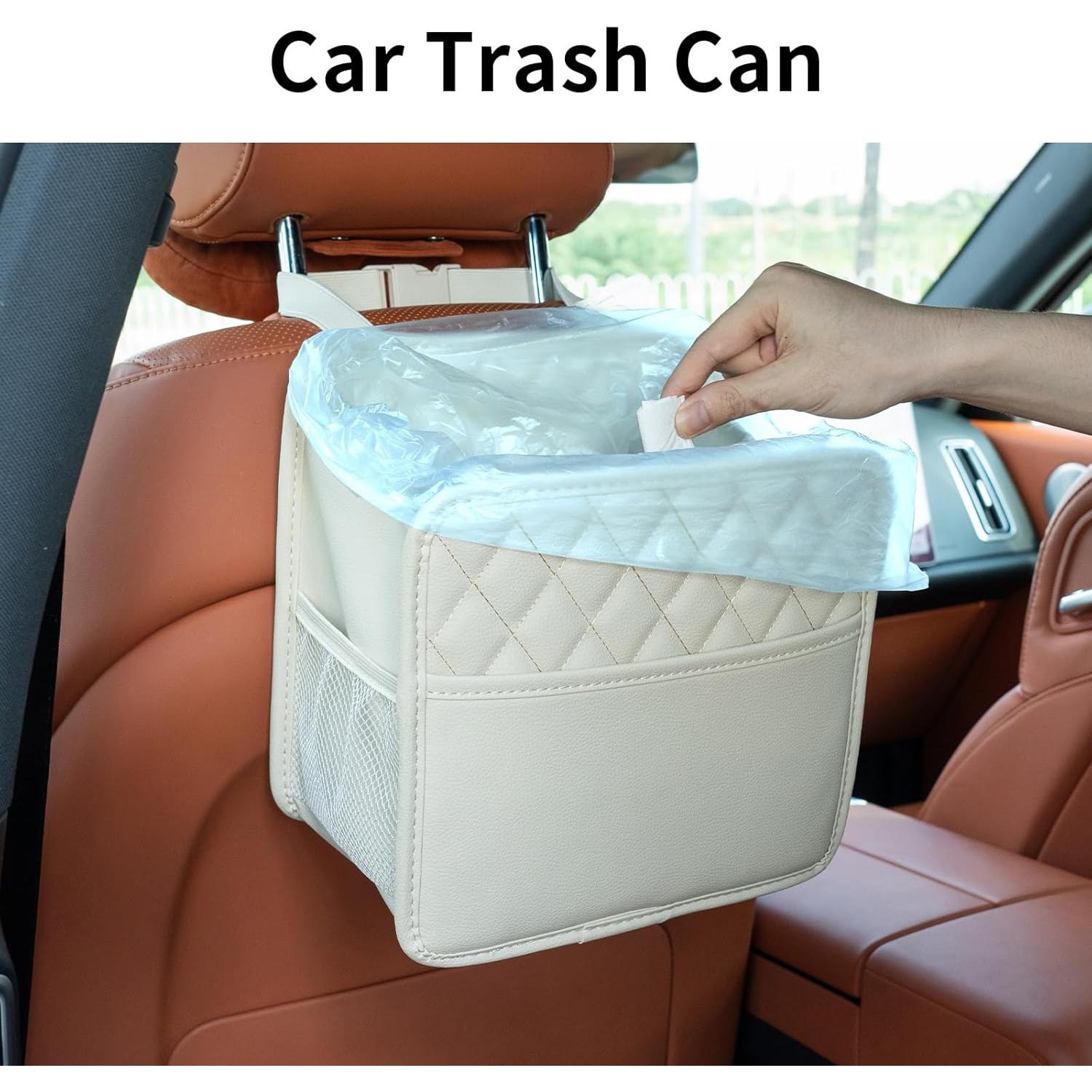 Organizador de Asiento de Auto FrgKbTm Beige 24.9x22.6cm