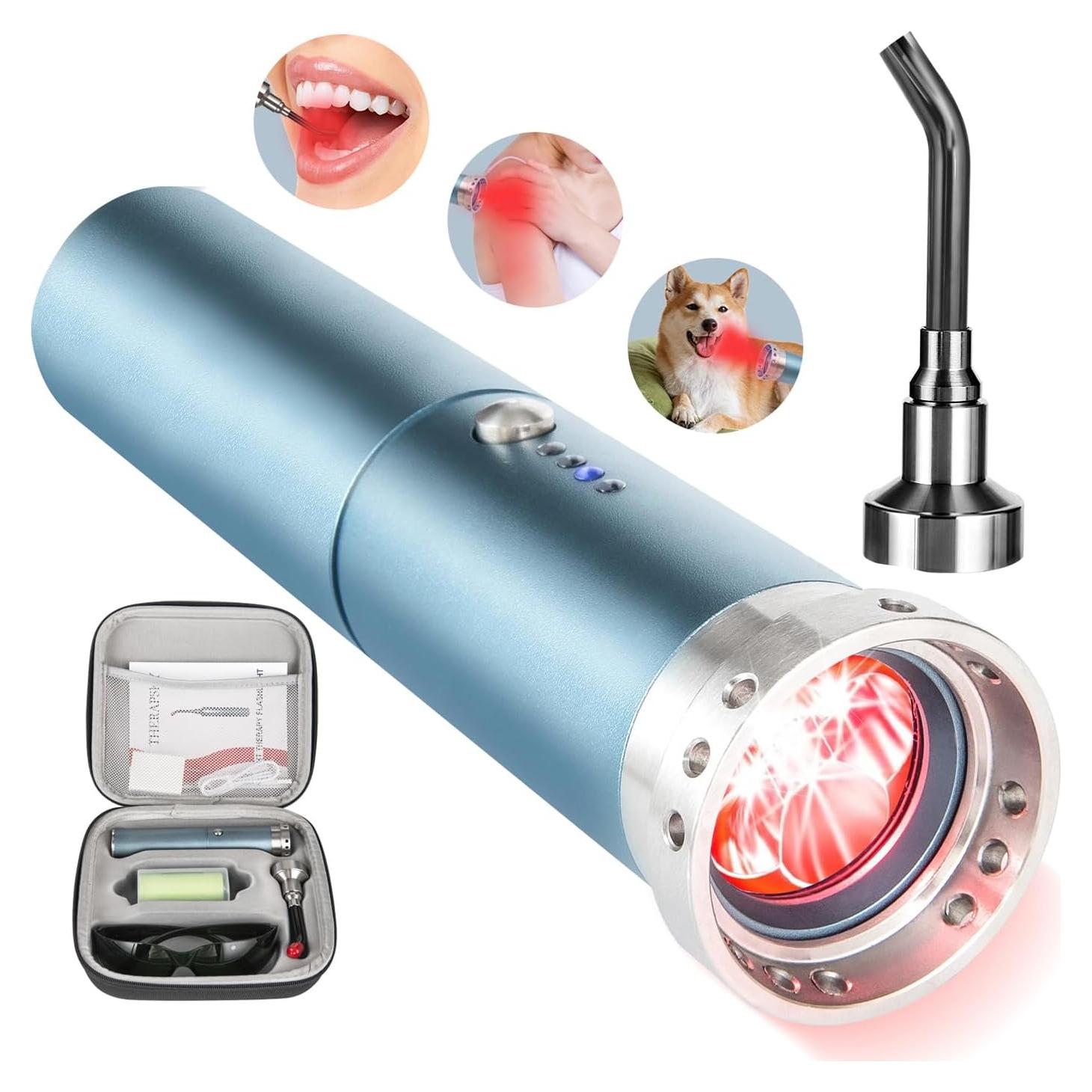 Terapia de Luz Roja TherapSky 2 en 1 para Alivio del Dolor