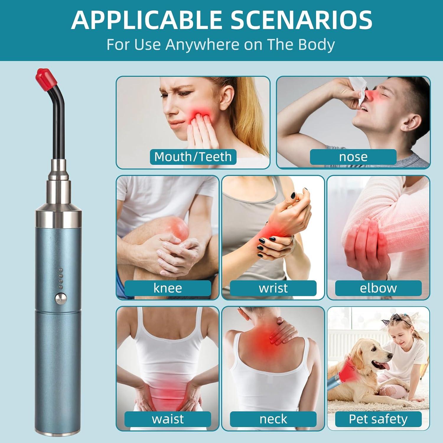 Terapia de Luz Roja TherapSky 2 en 1 para Alivio del Dolor