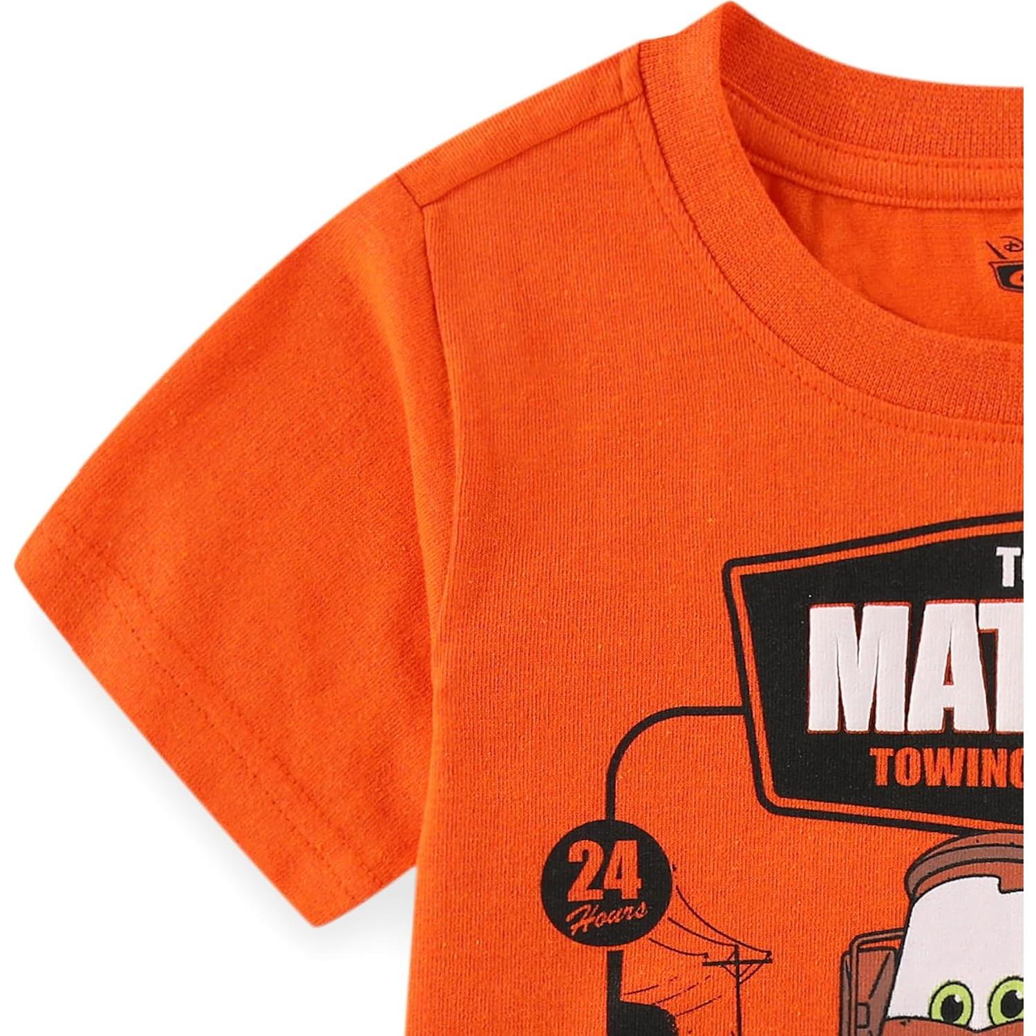 Camiseta de Manga Corta Disney Cars Mater para Niños 2T Naranja