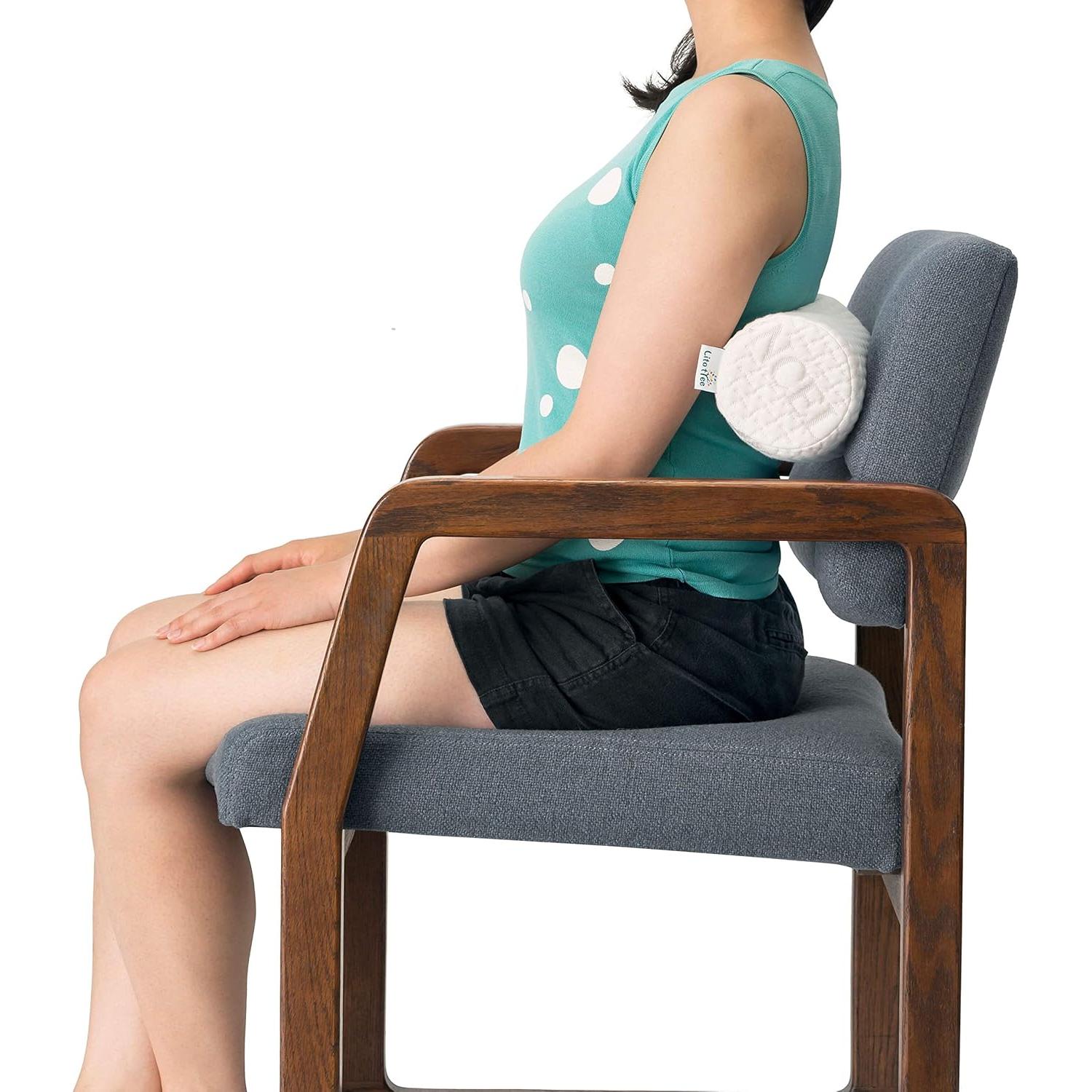 Almohada Redonda LitoTree 45.7x8.9 cm Espuma Viscoelástica