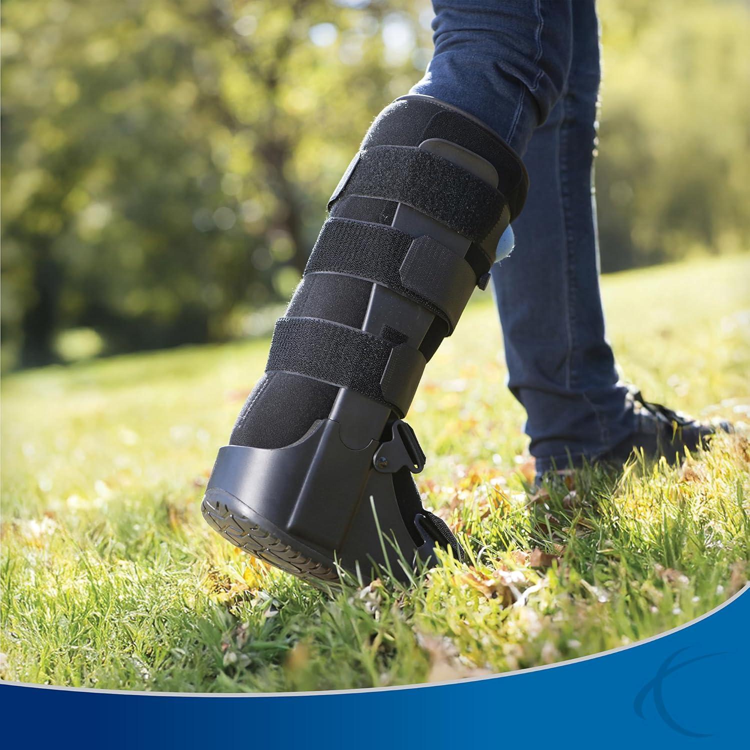 Bota de Fractura Air Cam Walker United Ortho, Extra Pequeña, Negra