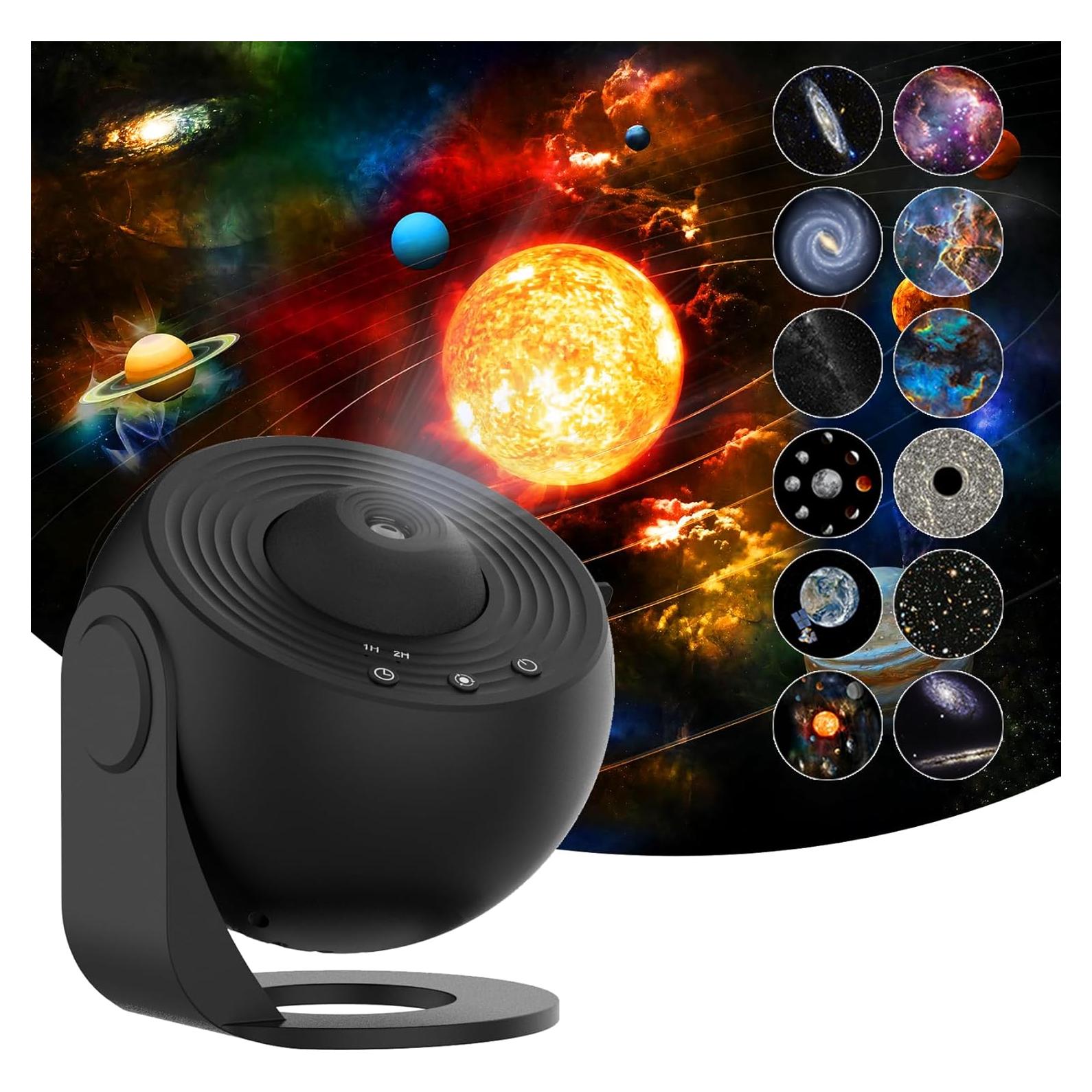 Proyector Planetario Galaxy FLEVO Star 12 en 1 4K Luz Nocturna