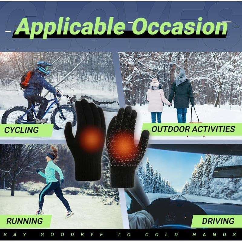Guantes Térmicos USB Eskood para Invierno - Talla Única, Negro