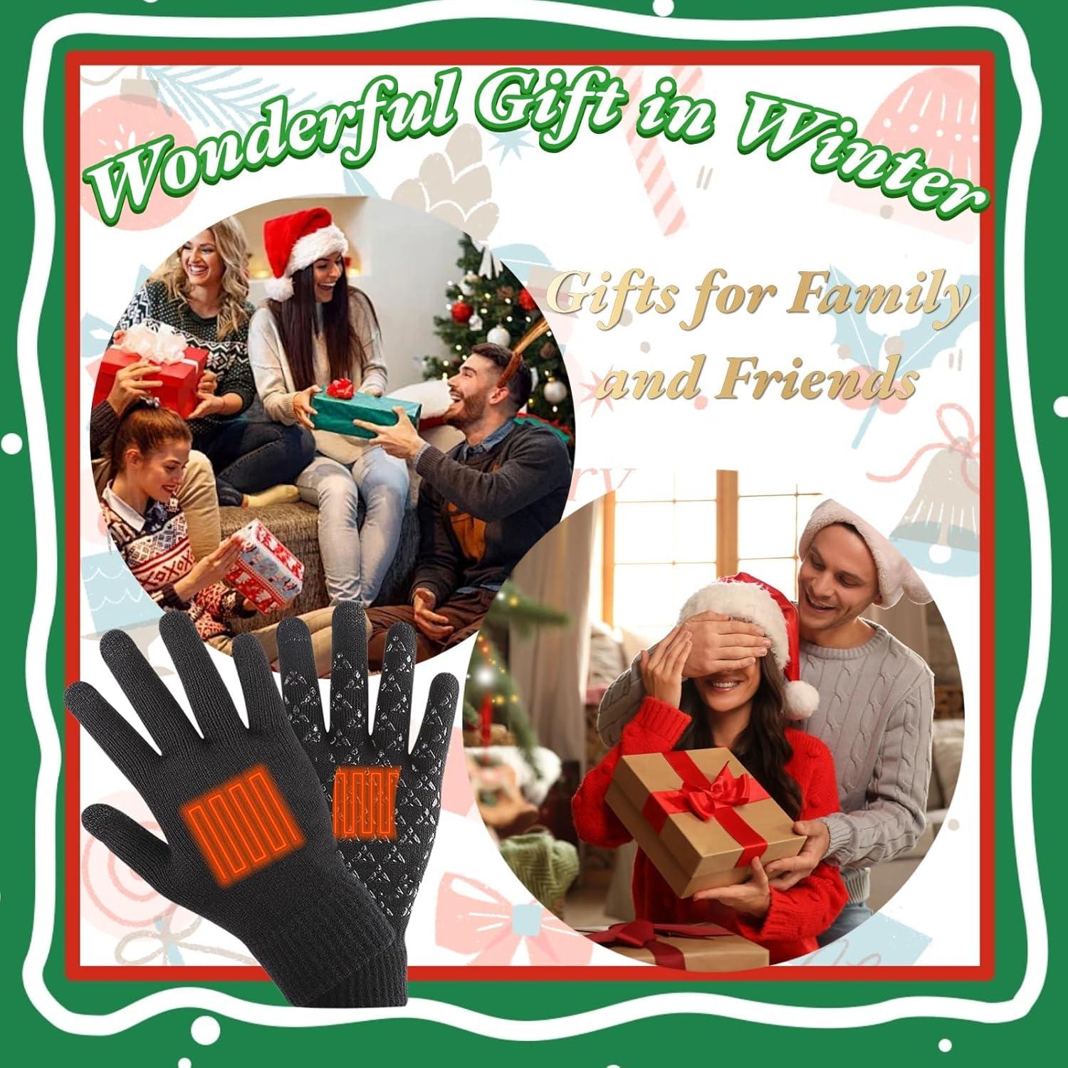 Guantes Térmicos USB Eskood para Invierno - Talla Única, Negro