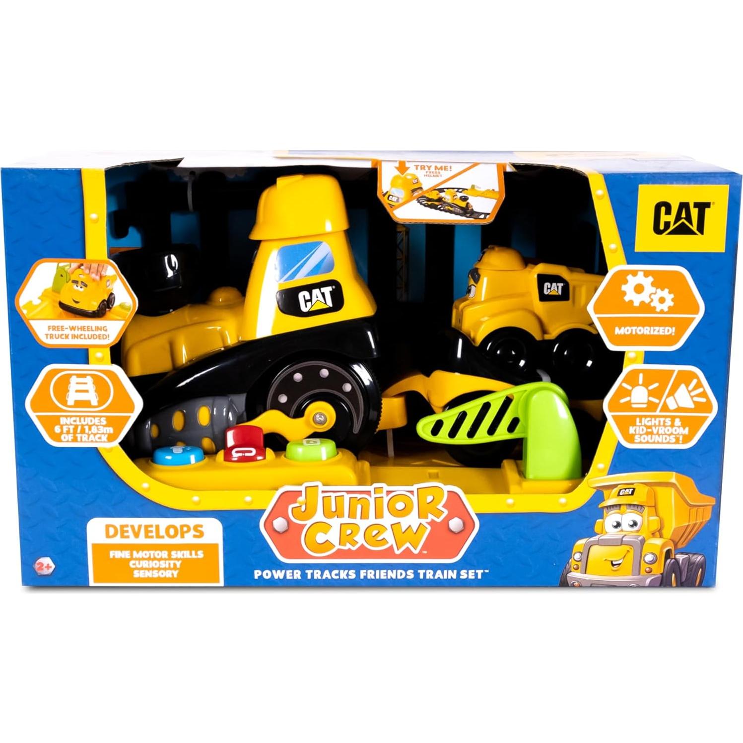 Set de Tren Motorizado CAT Power Track 8 Piezas Preescolar