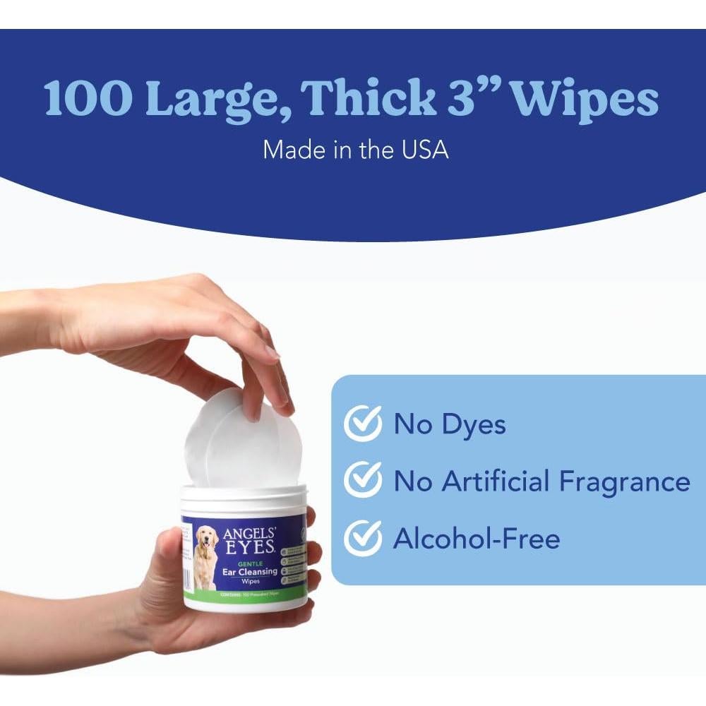 Toallitas Limpiadoras de Oídos Angels' Eyes 100 Unidades